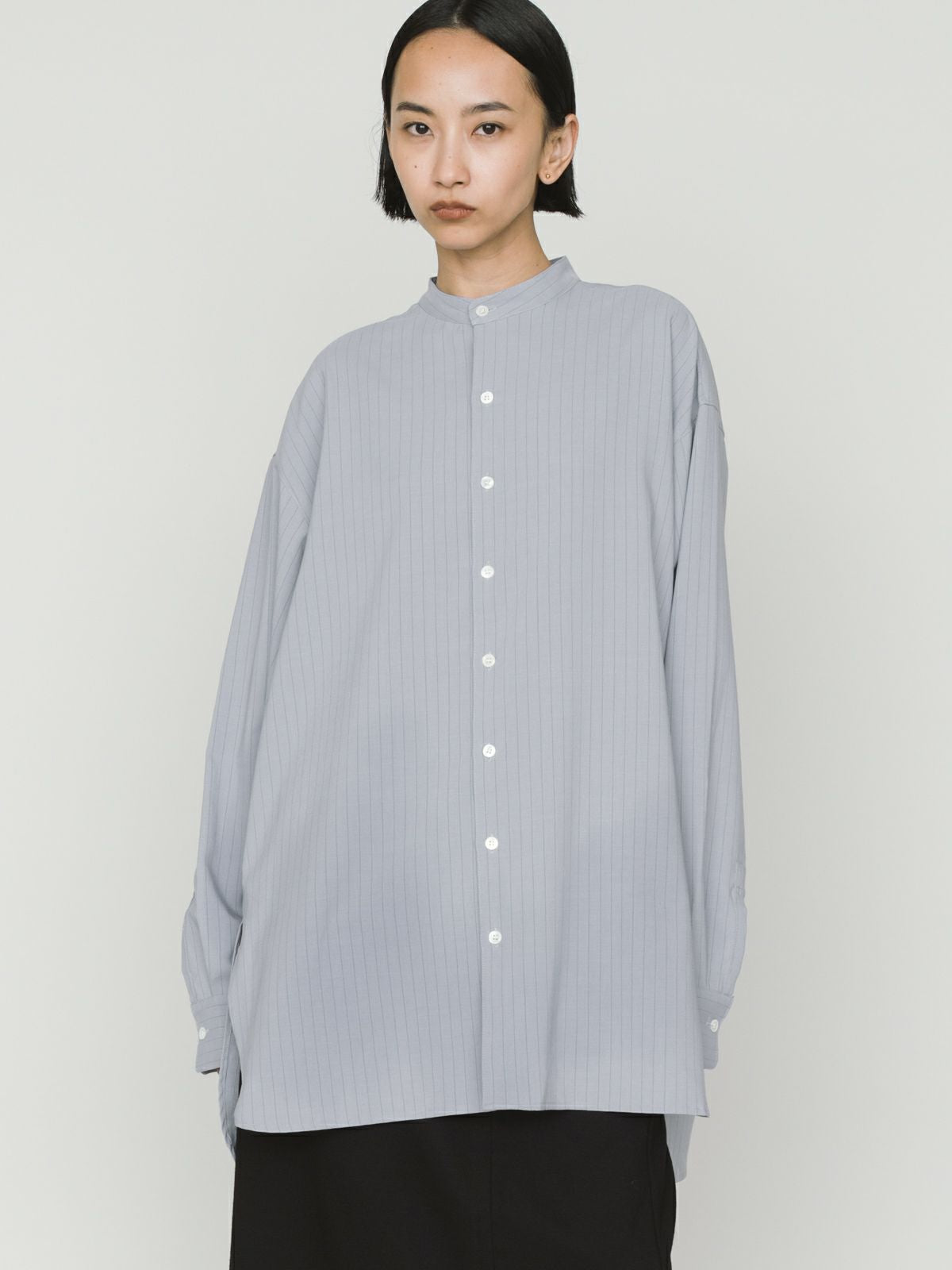 band collar long shit