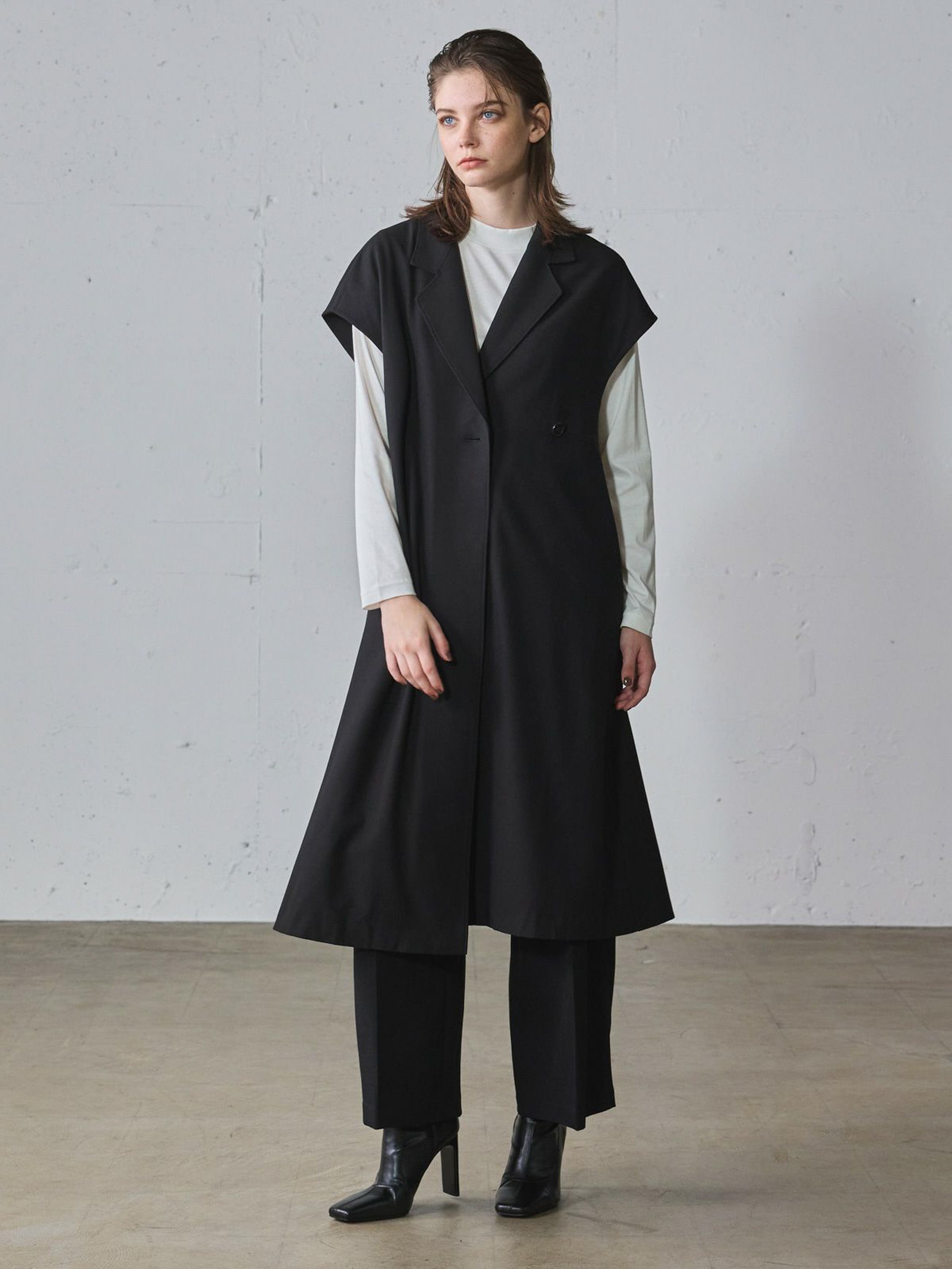 テーラードジレワンピース