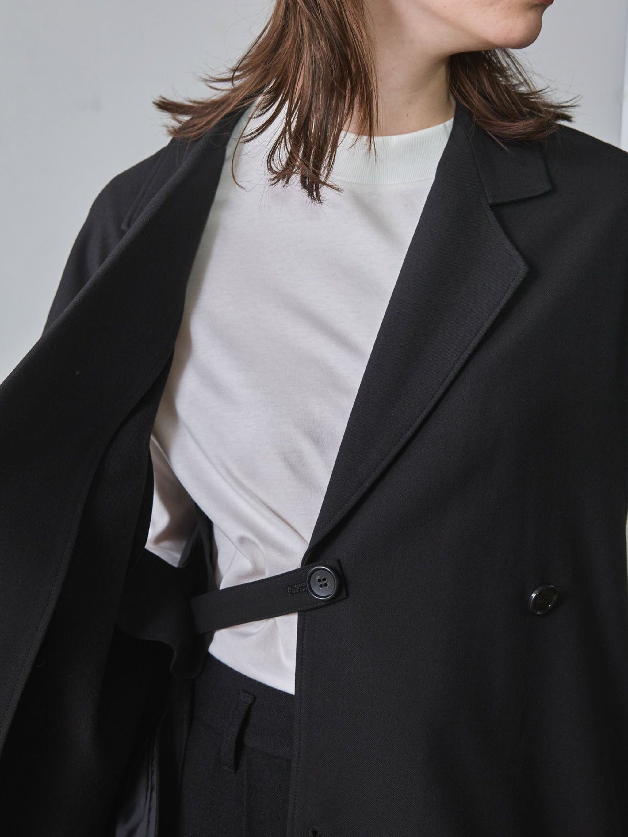 テーラードジレワンピース