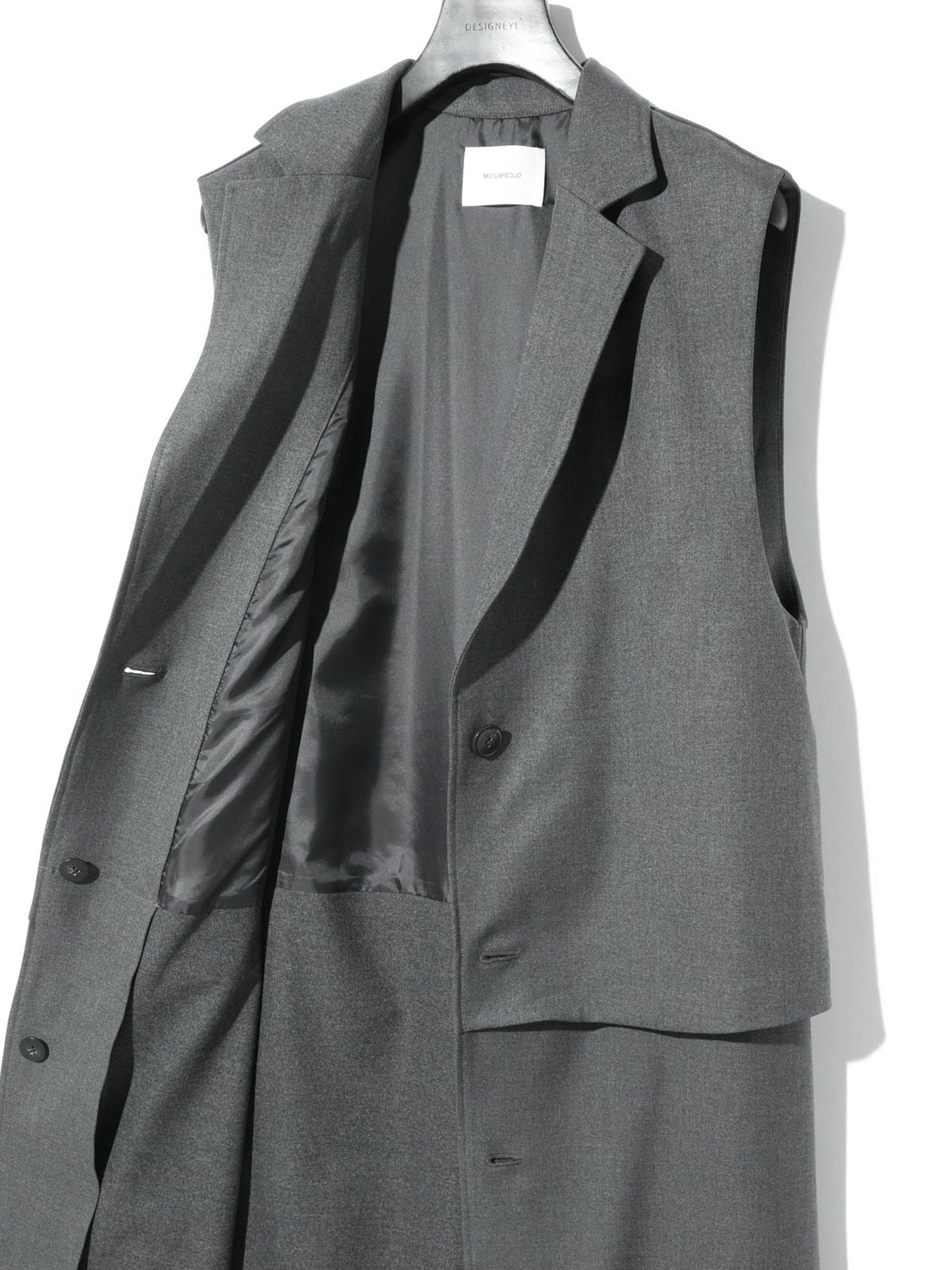 レイヤードロングジレ