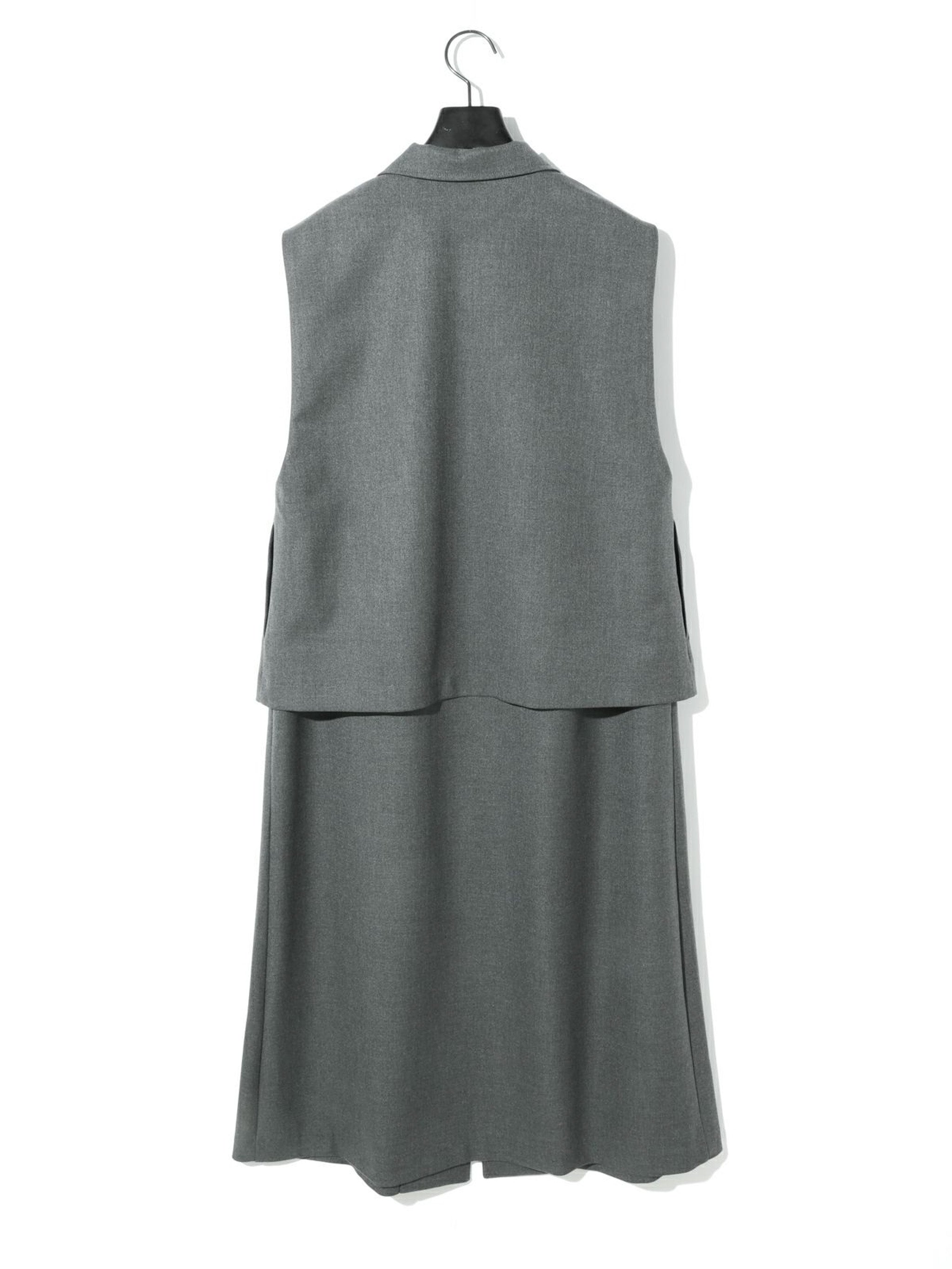 レイヤードロングジレ