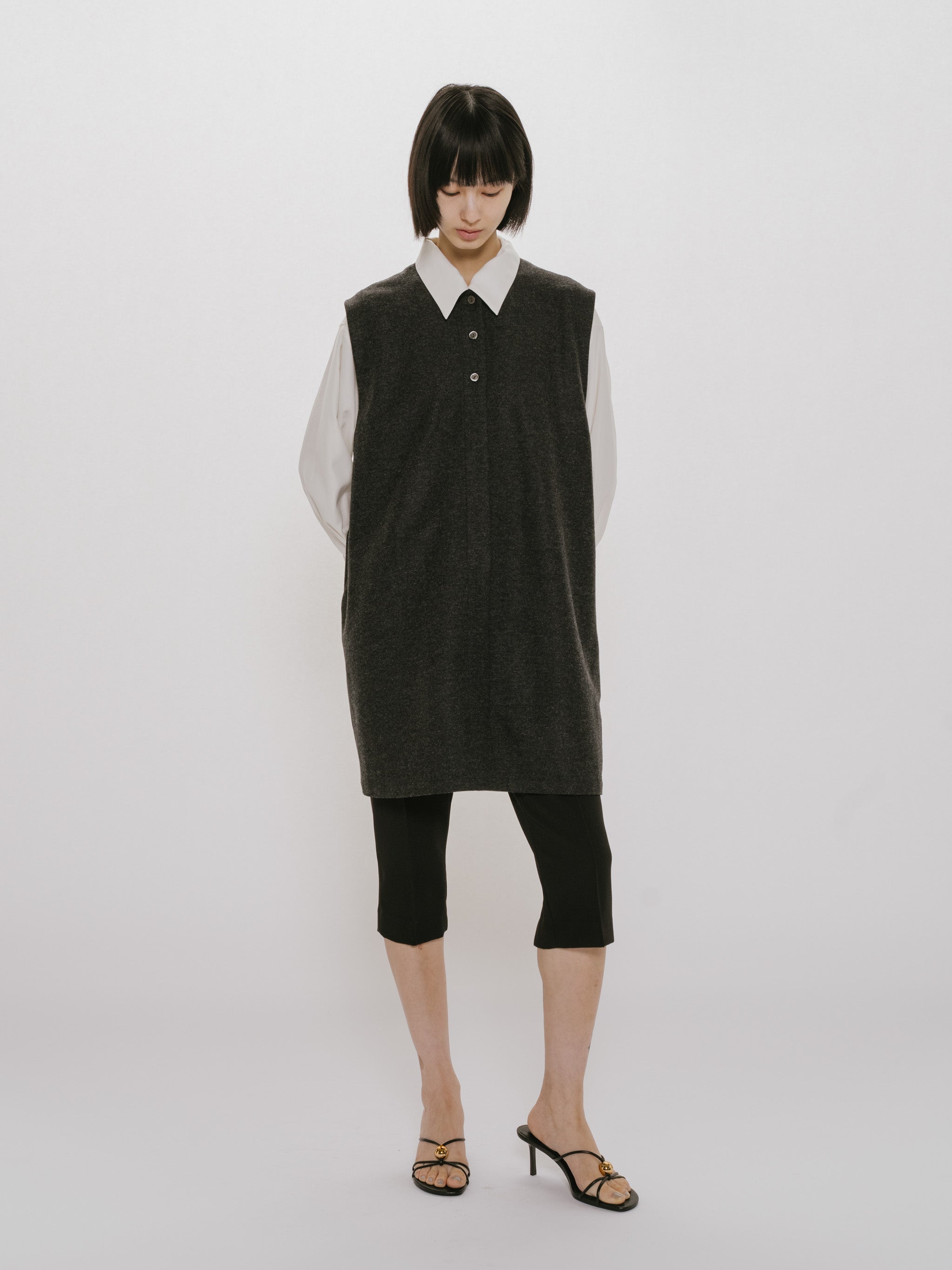 mini gilet one-piece