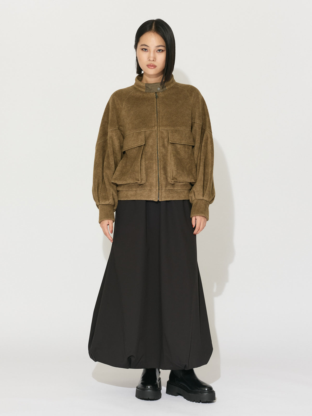 ロングバルーンスカート