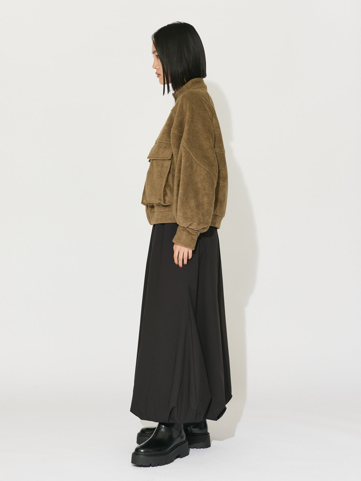 ロングバルーンスカート