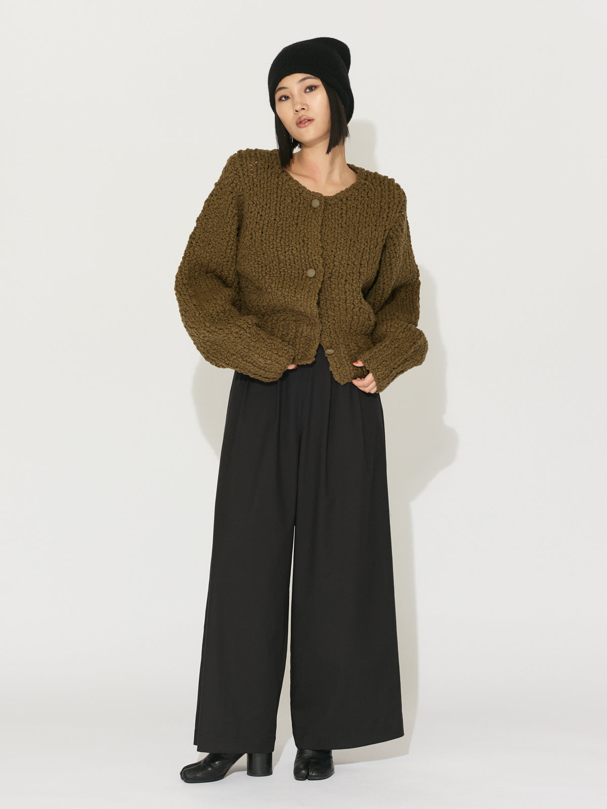 high waist wide pants