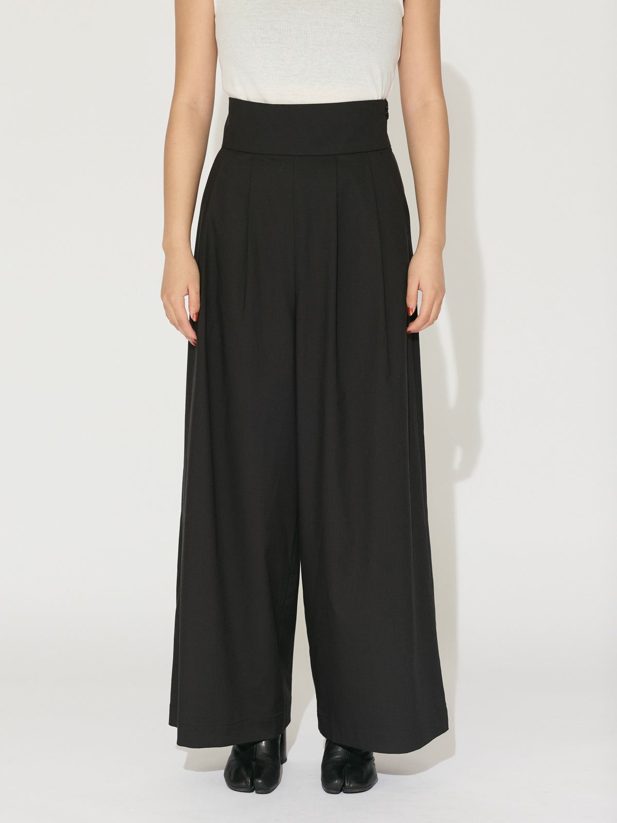 high waist wide pants