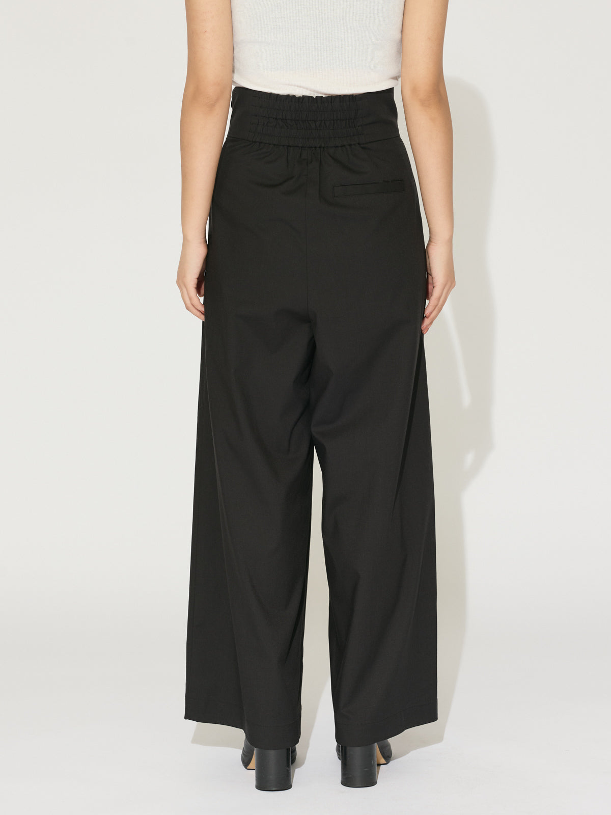 high waist wide pants