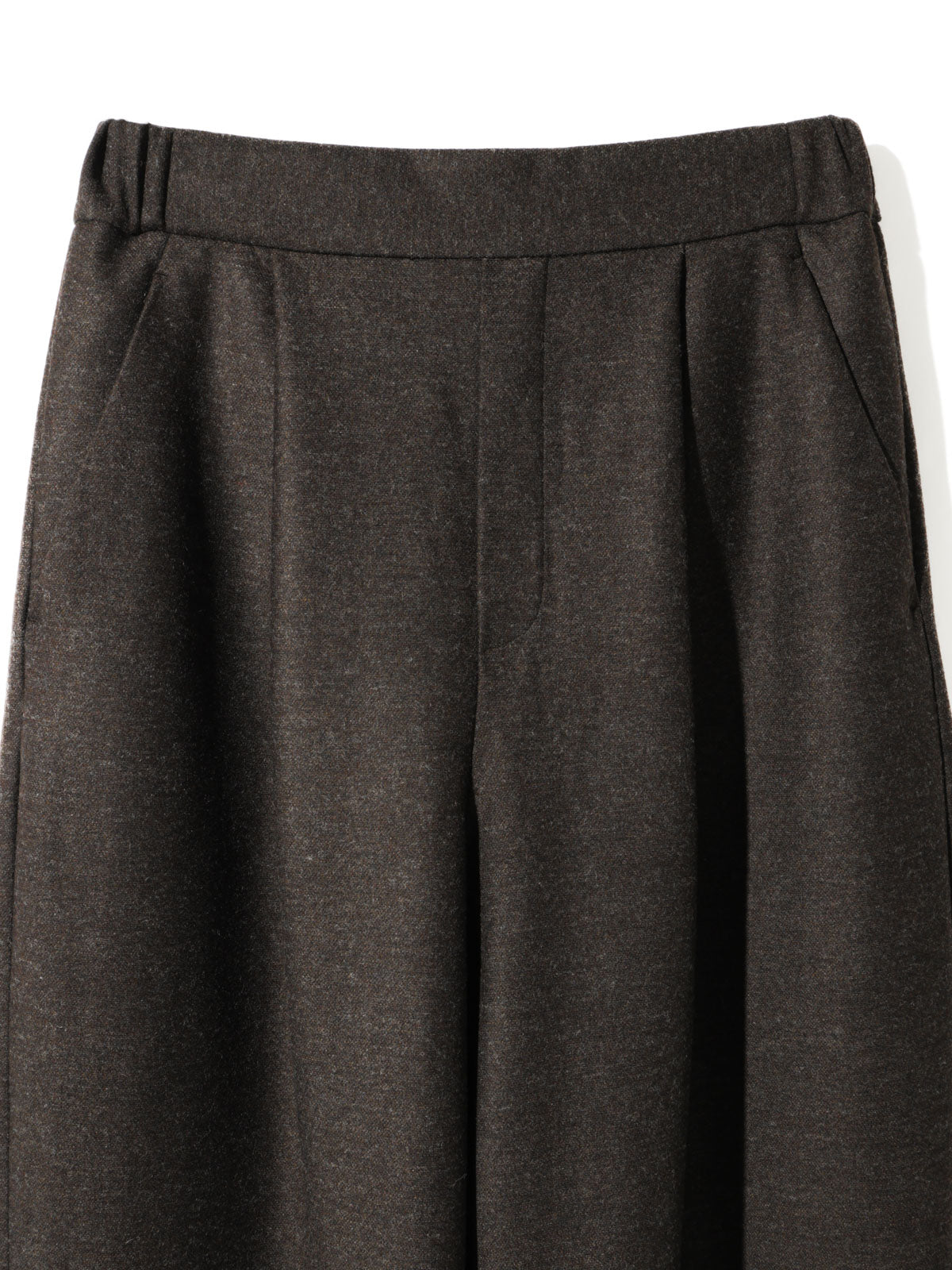 wool blend wide easy pants