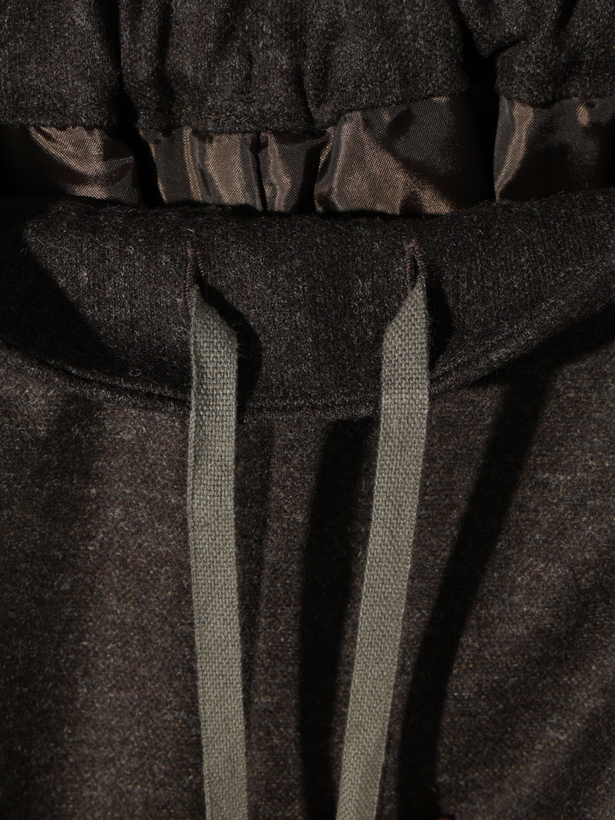 wool blend wide easy pants