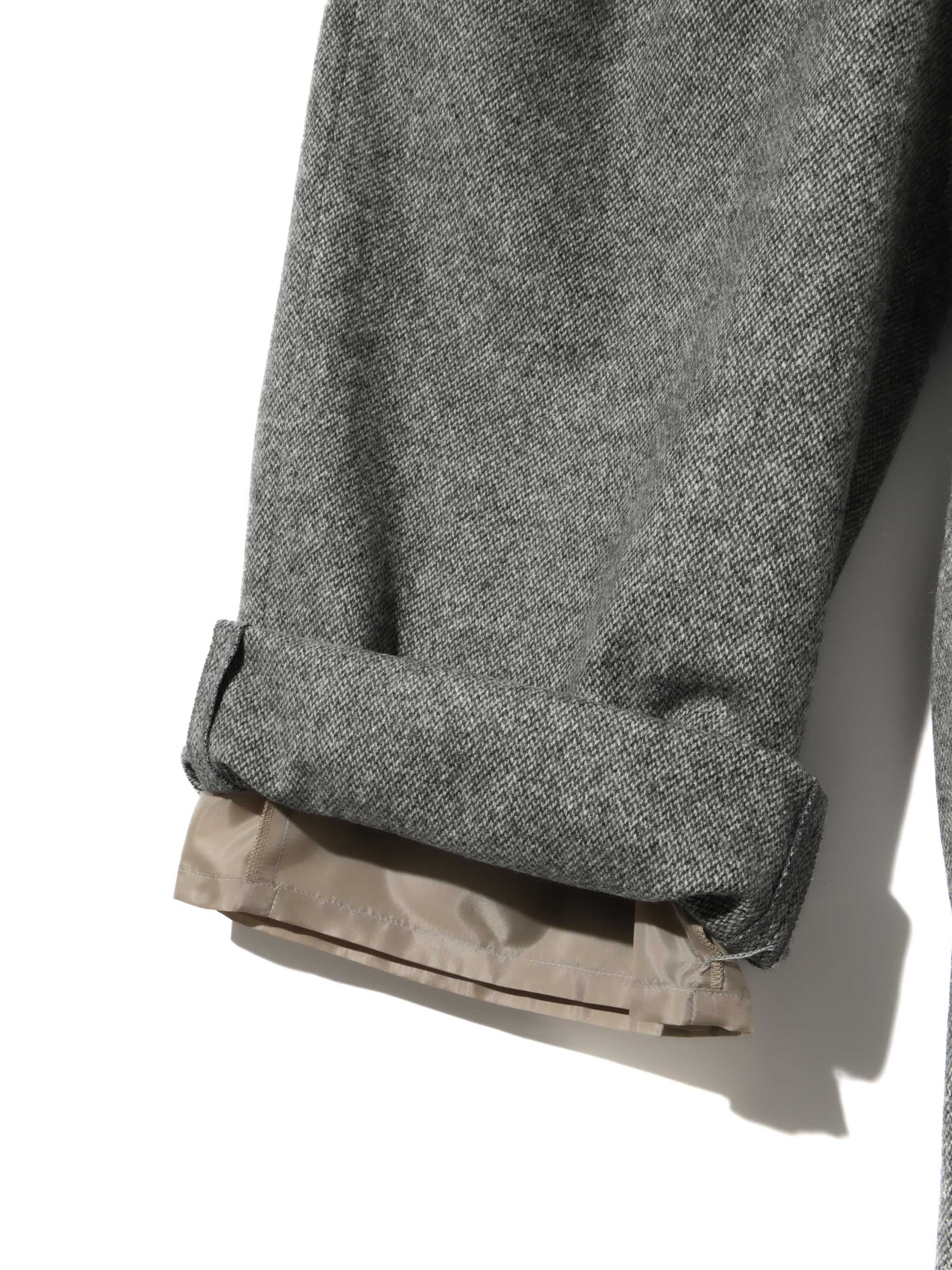 tweed wide easy pants