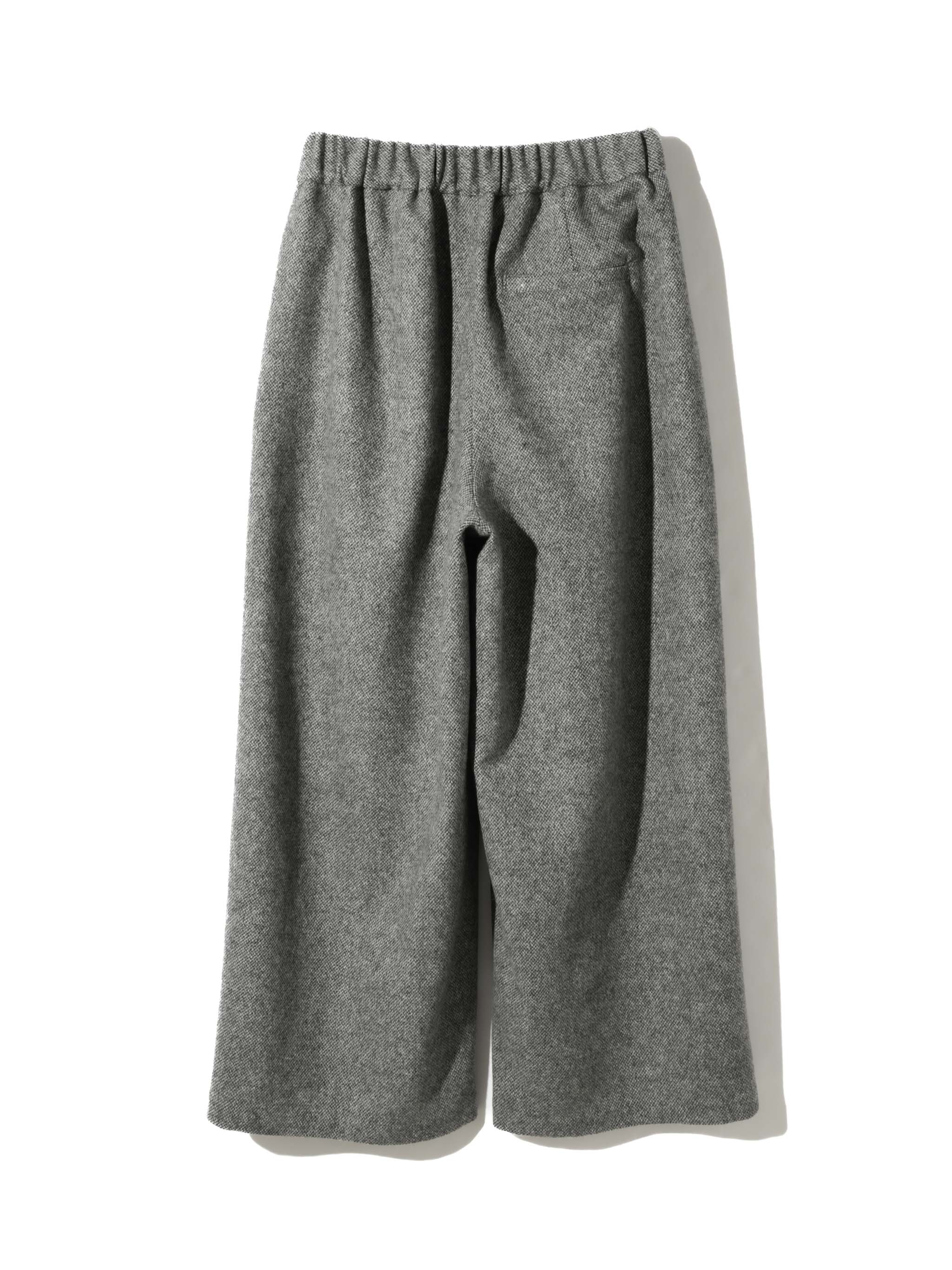 tweed wide easy pants