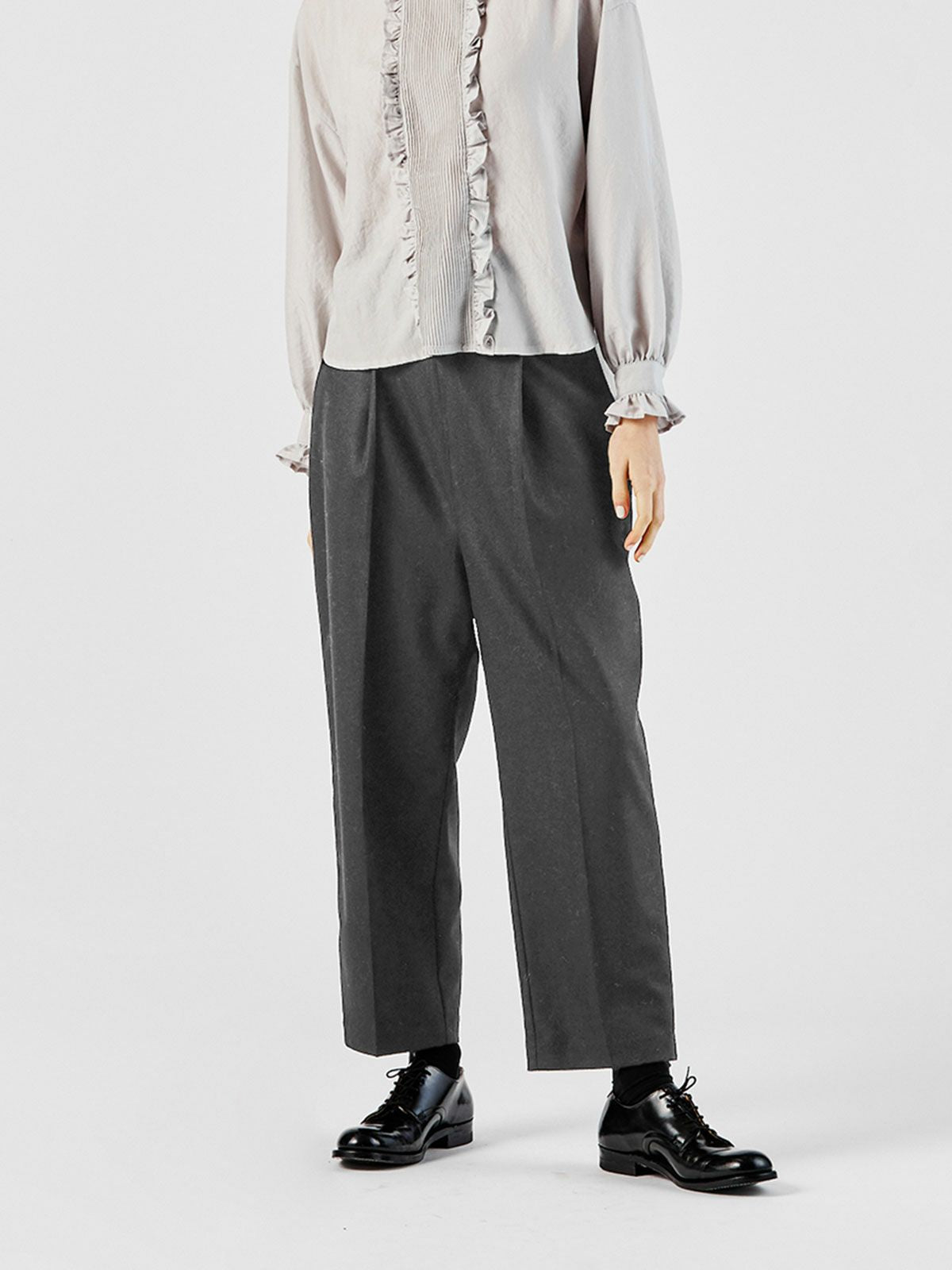 ハイウエストコクーンパンツ(3-1666)