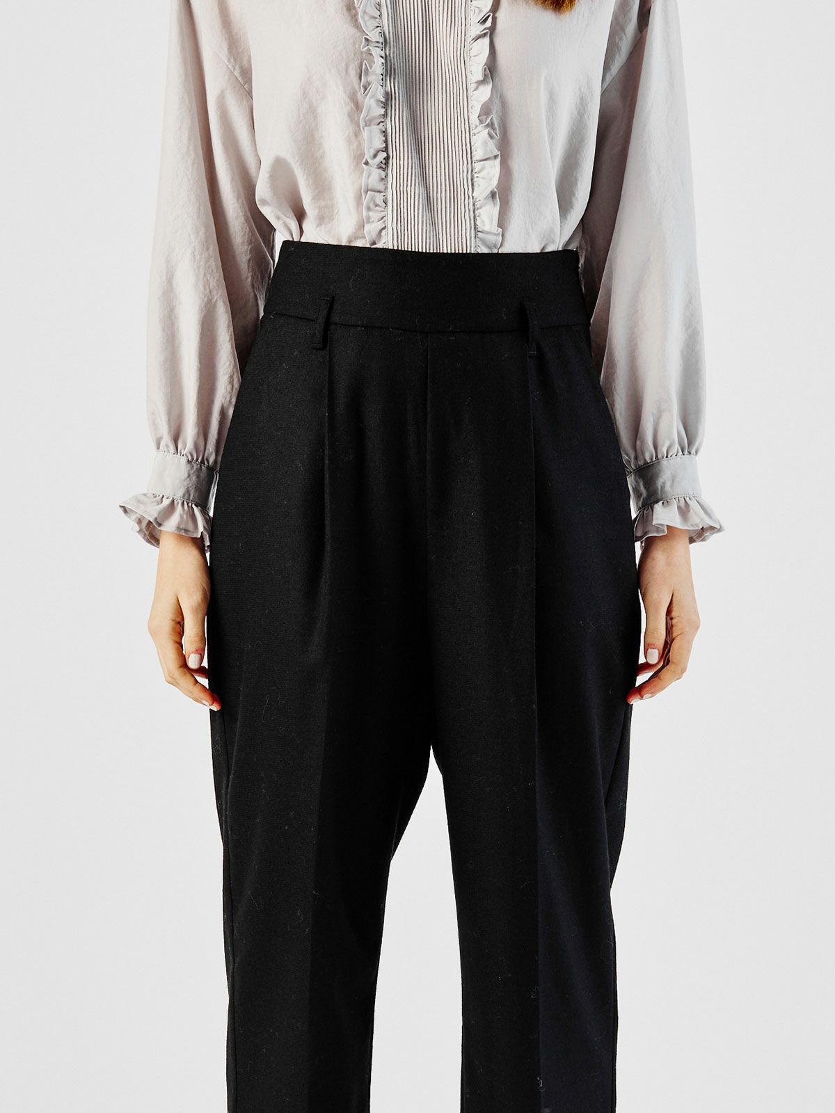 ハイウエストコクーンパンツ(3-1666)