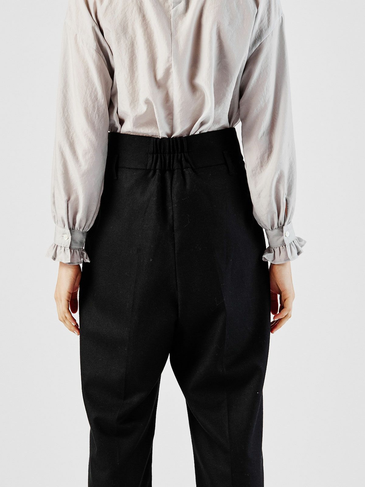 ハイウエストコクーンパンツ(3-1666)