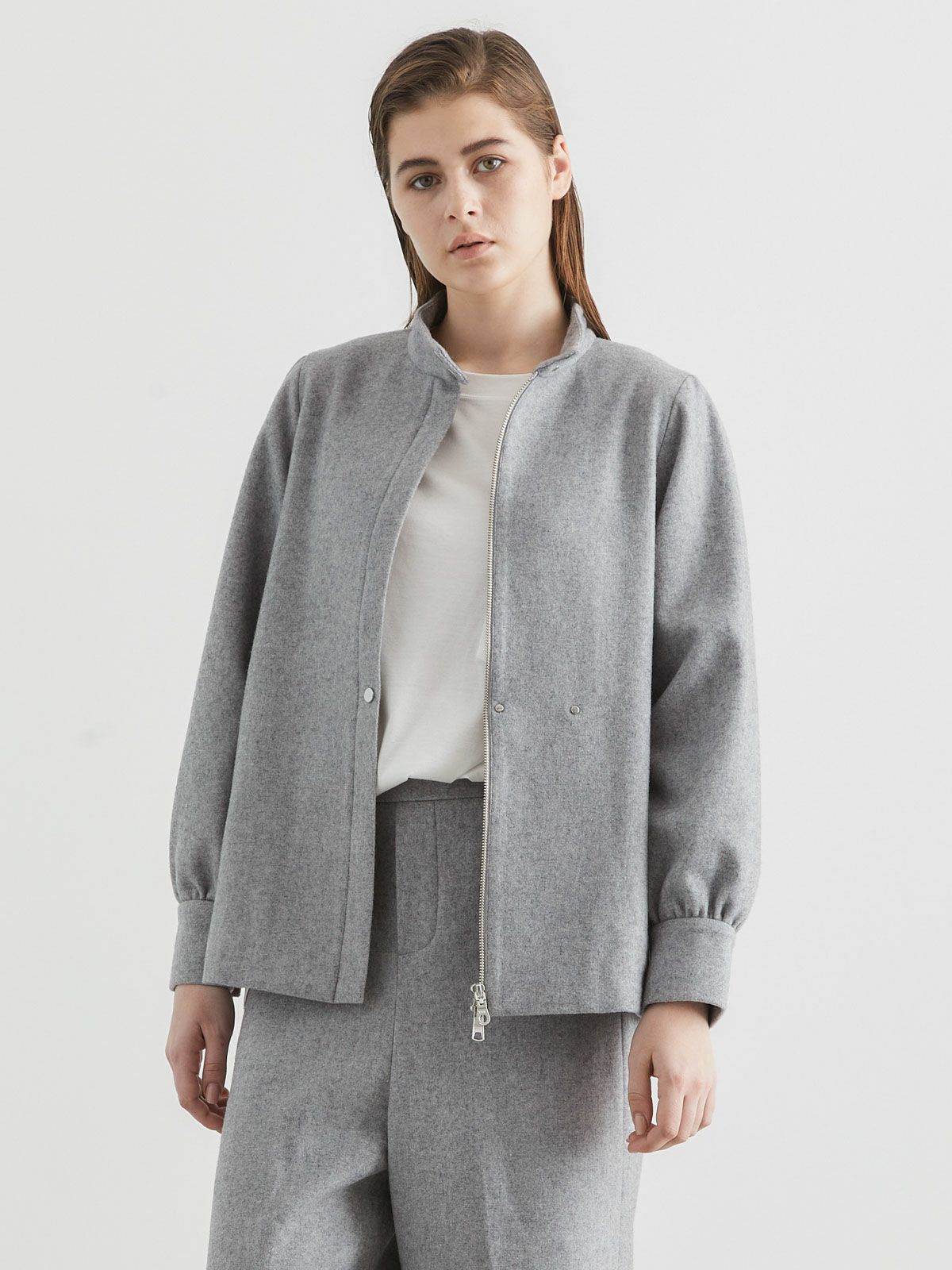 スタンドカラージップジャケット(3-1209)