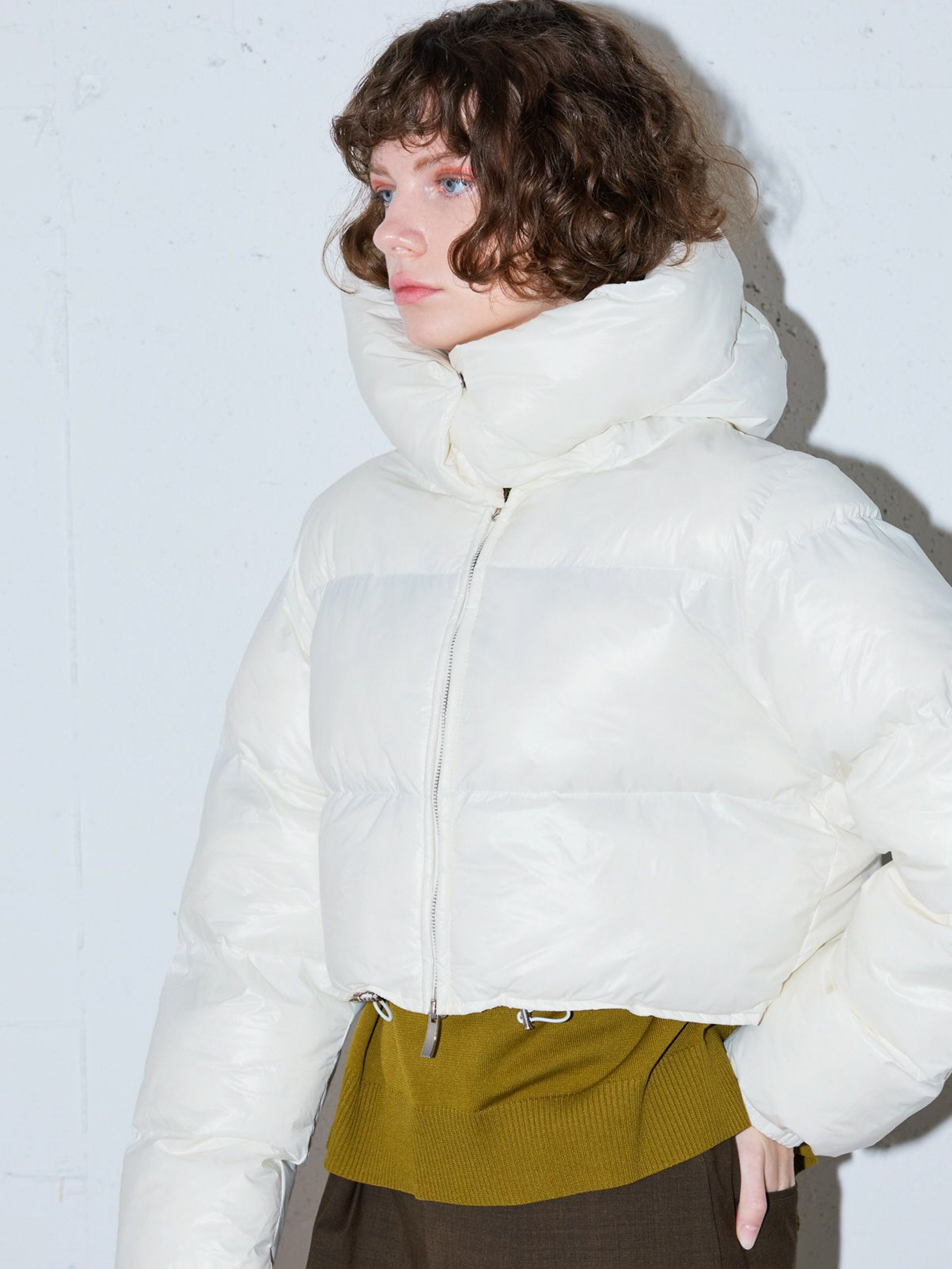 フーデッドパディングブルゾン(3-1228)