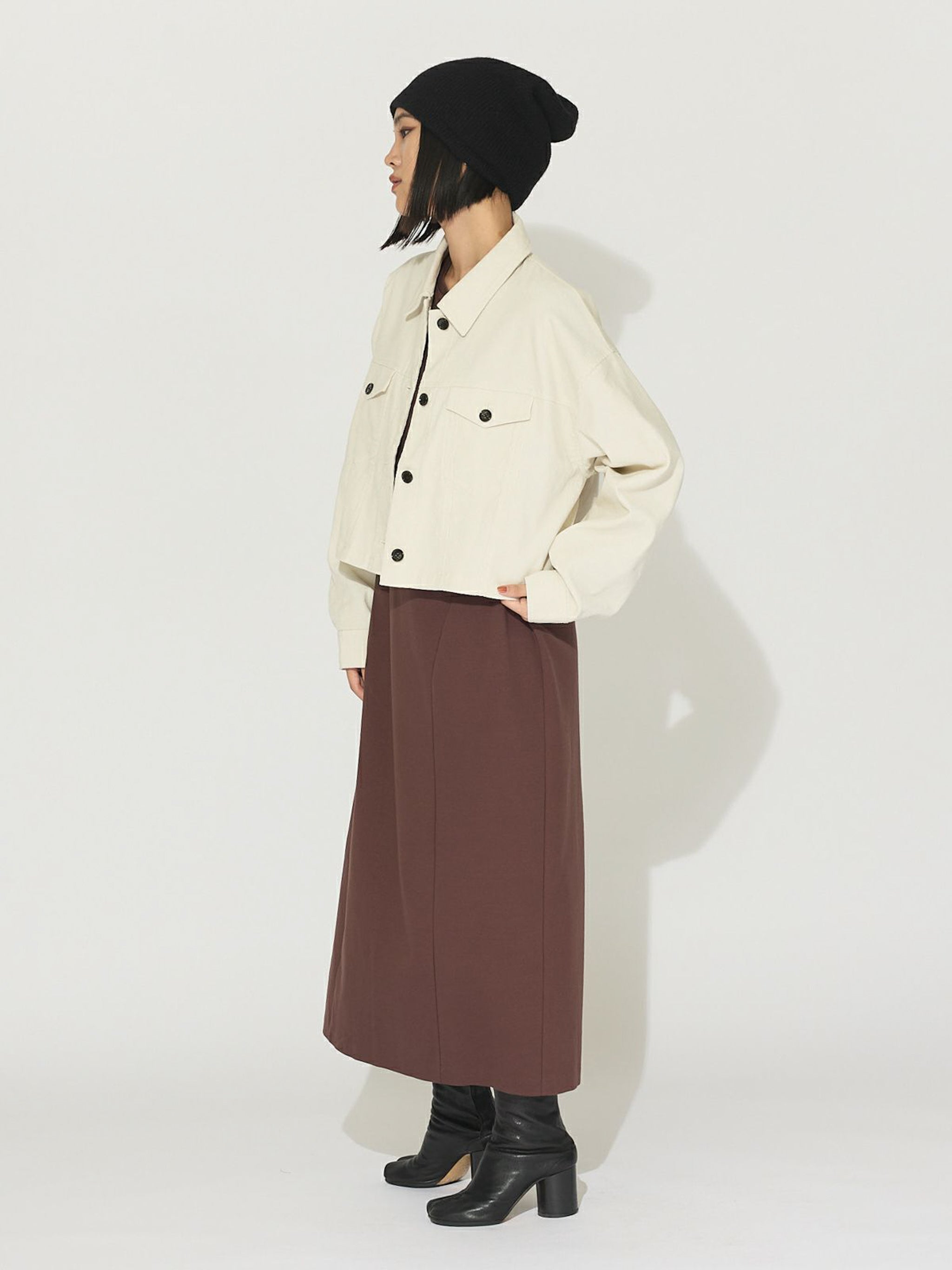 コーデュロイショートジャケット