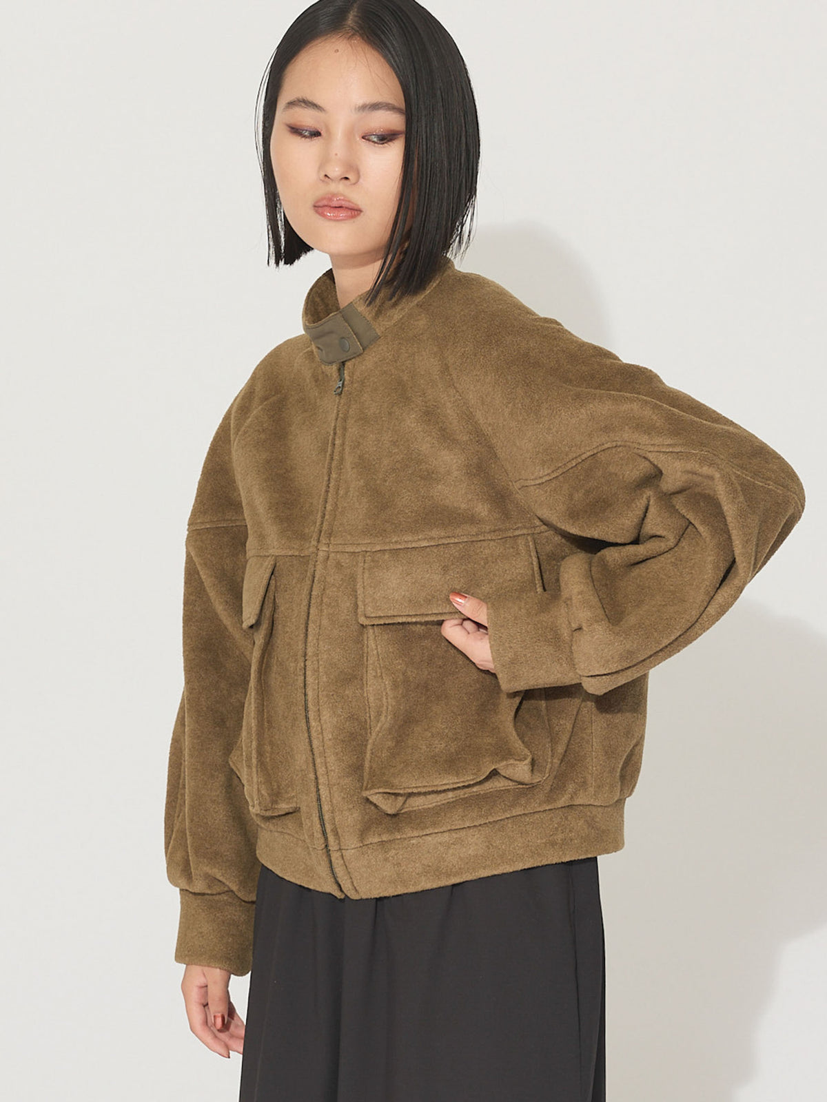 フリースブルゾン