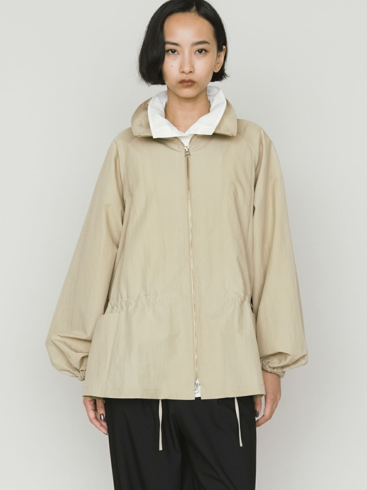 tent line zip blouson