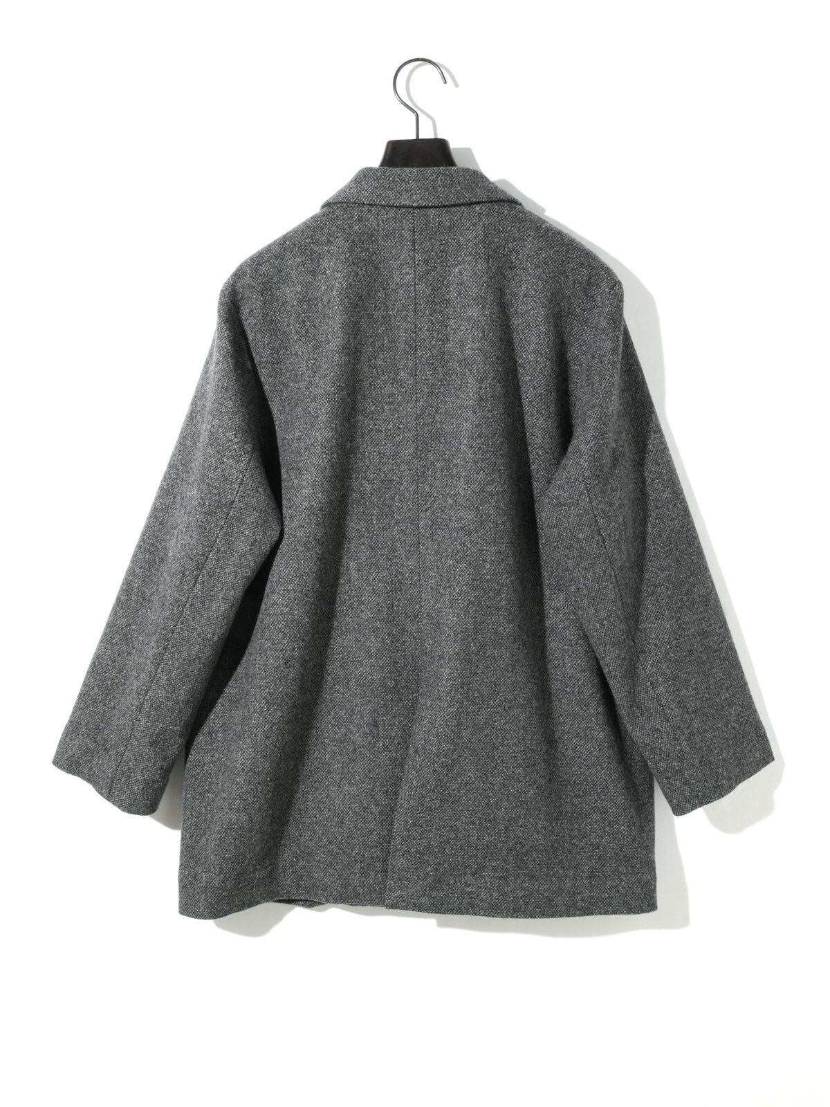 double breasted tweed jacket