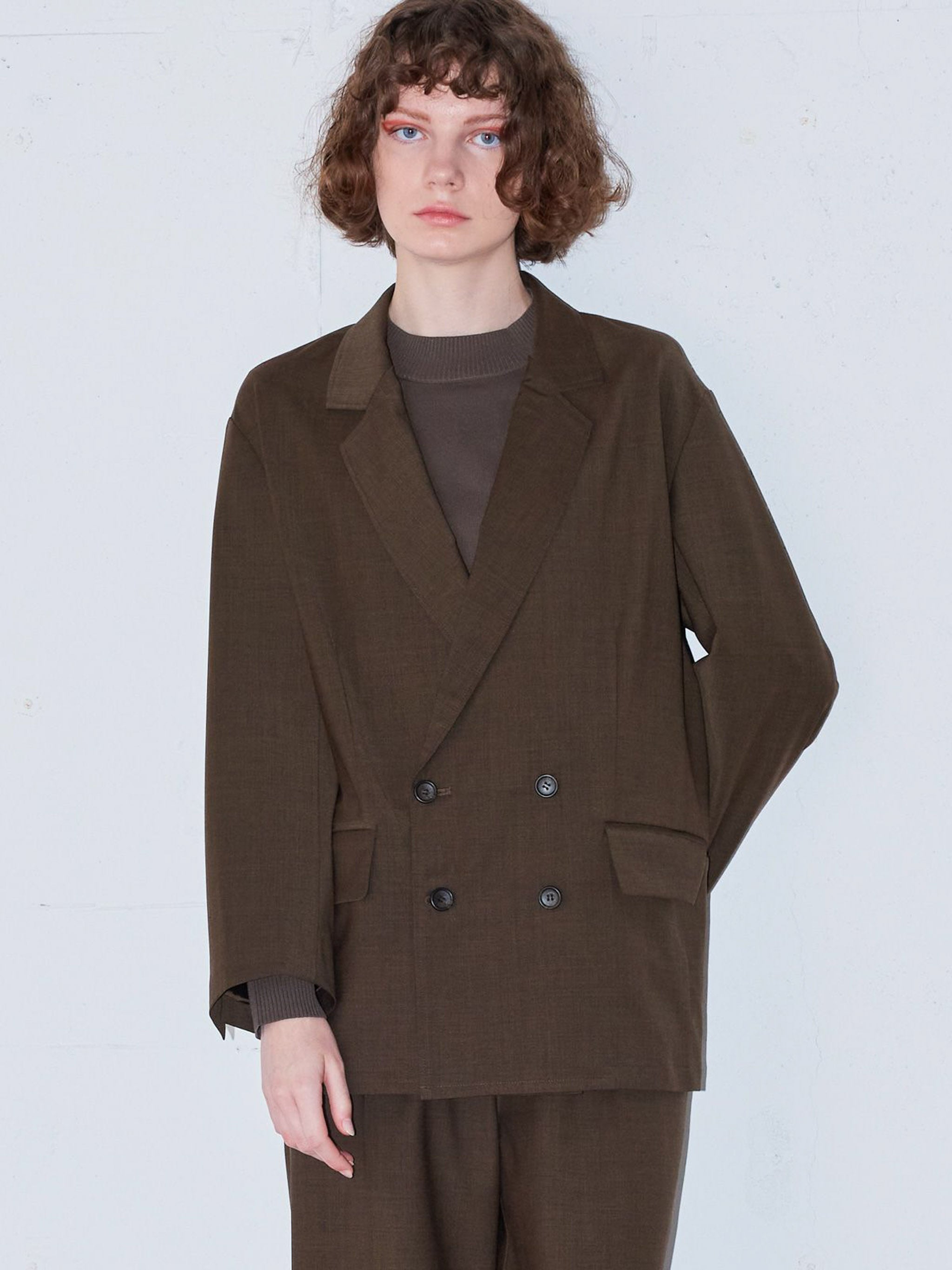 tailored double-breasted jacket (3-1156)