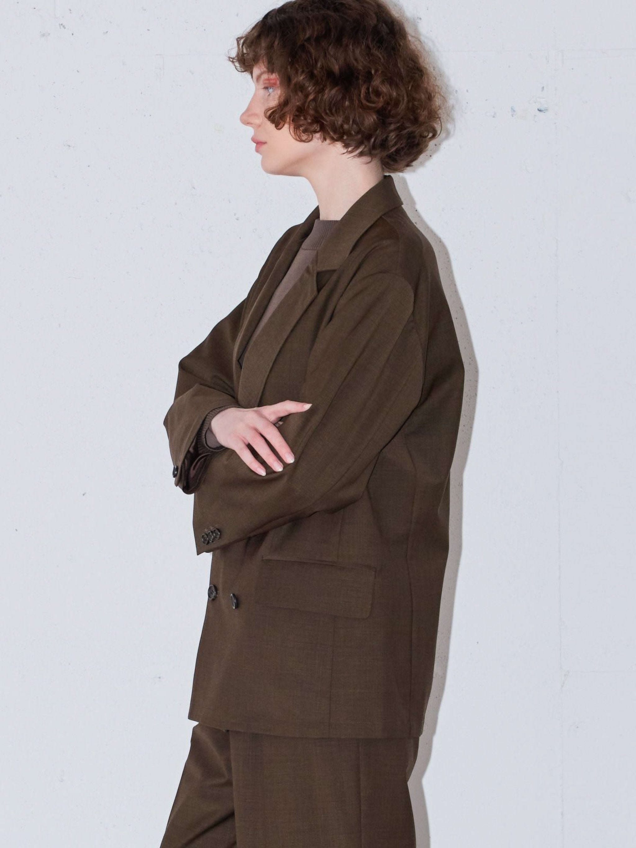 tailored double-breasted jacket (3-1156)