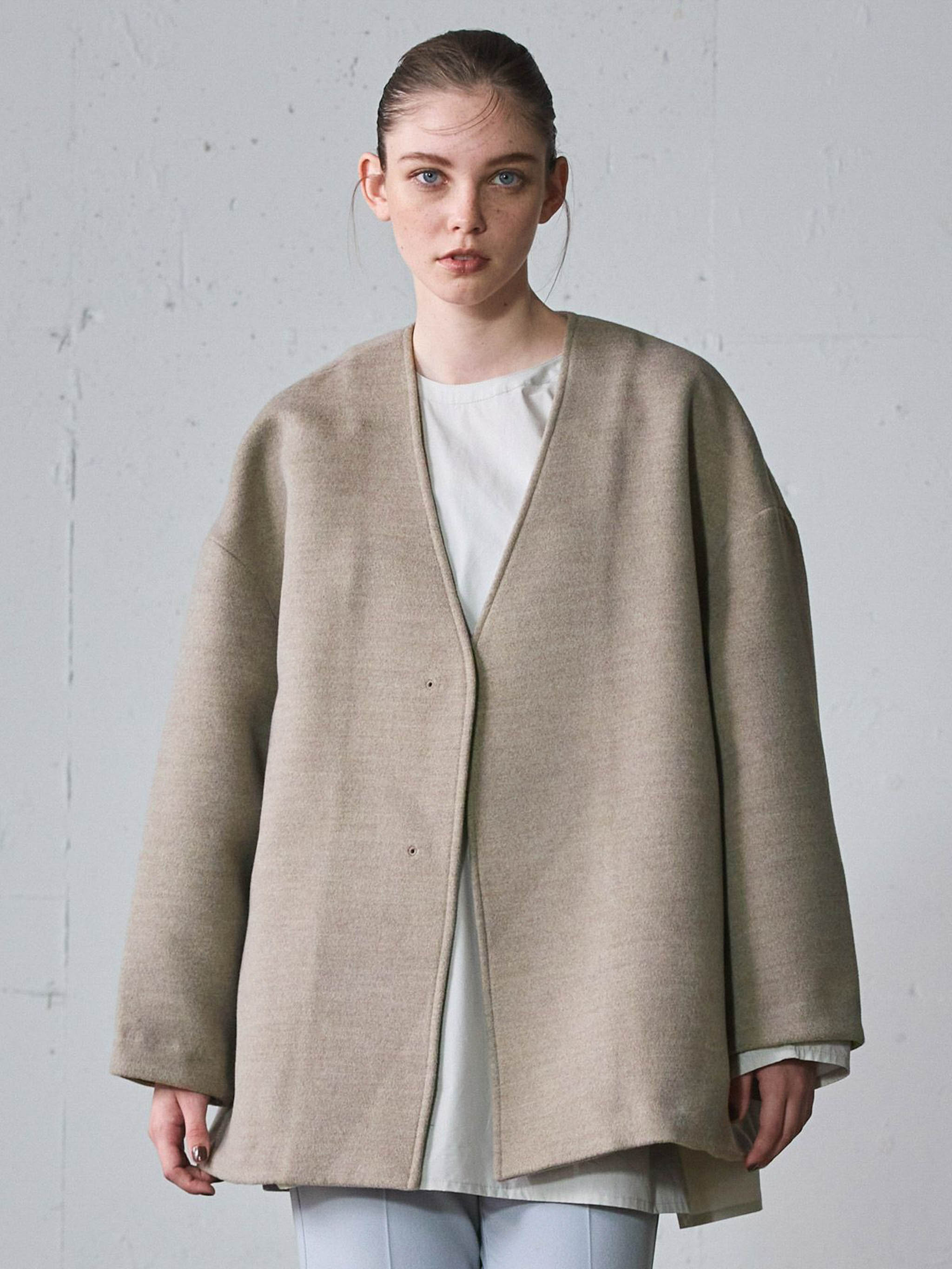 カーディガンライクコート