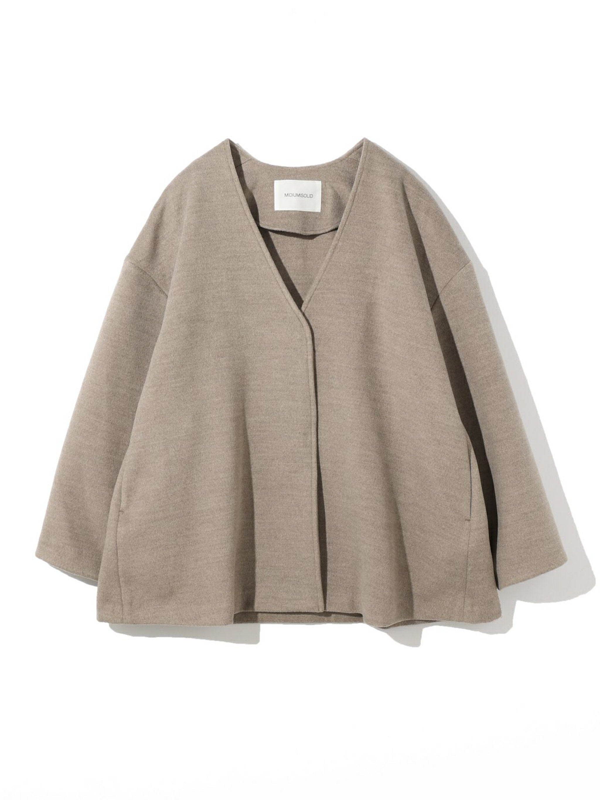 カーディガンライクコート