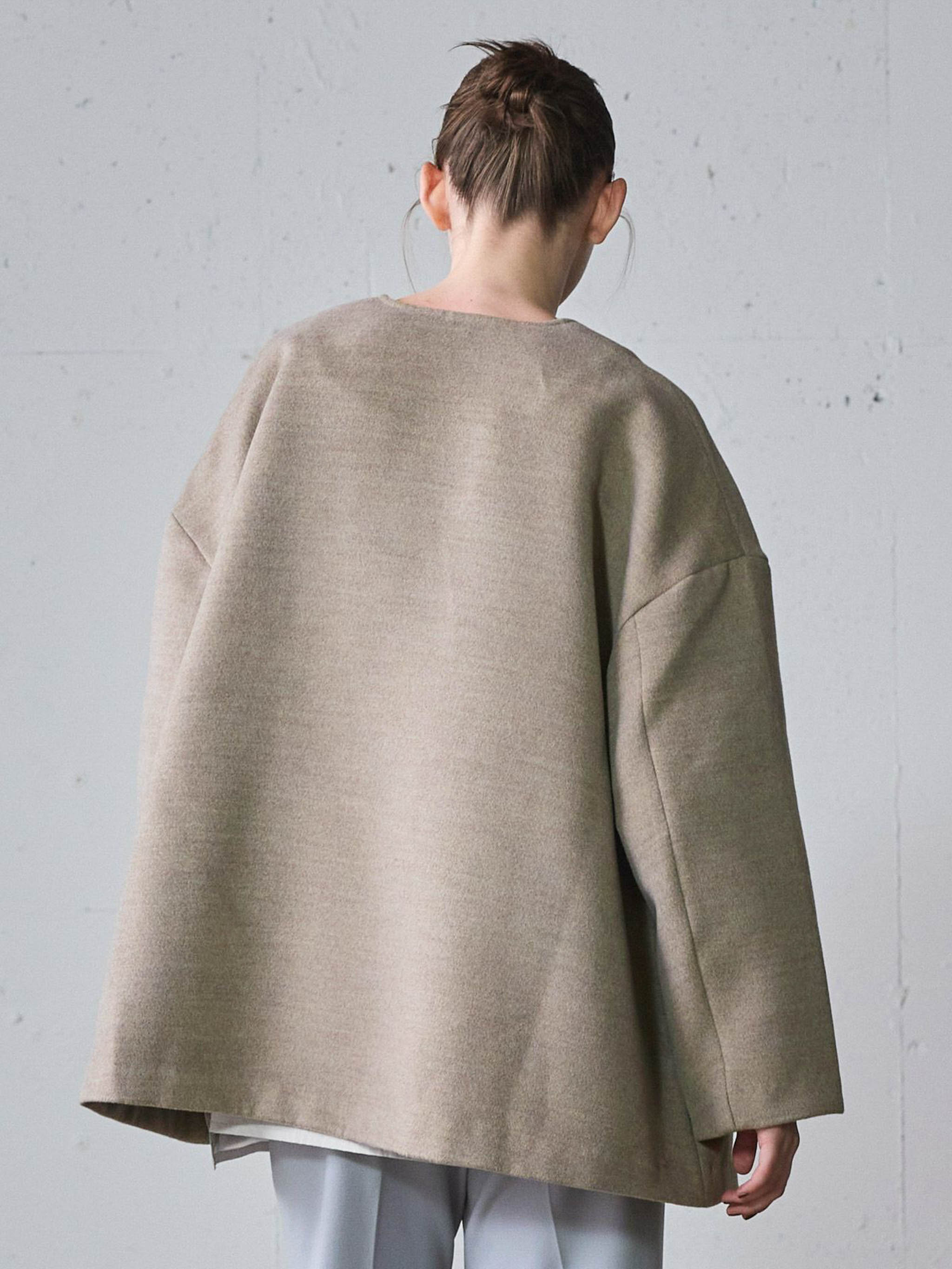 カーディガンライクコート