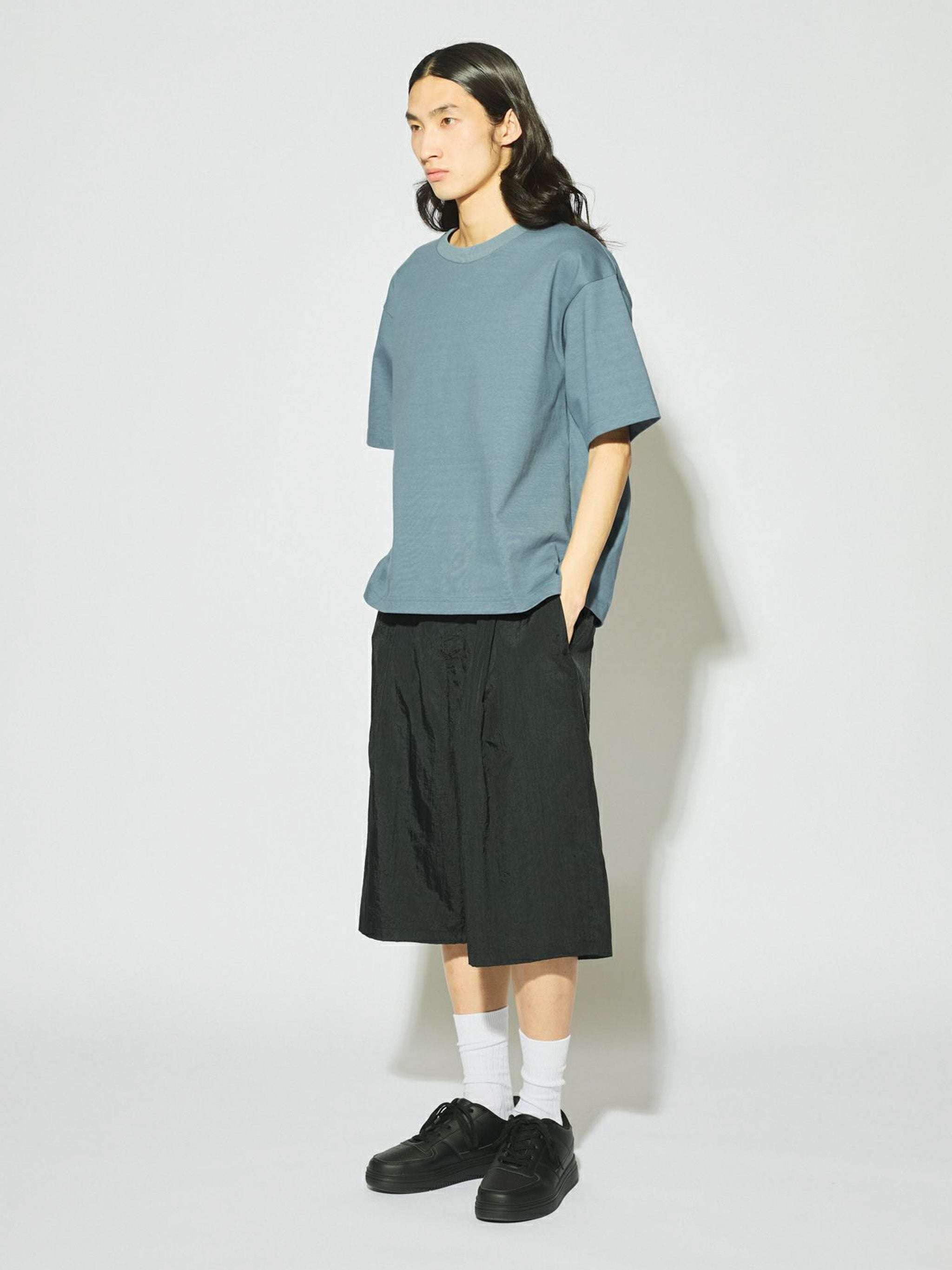 Men’s ハーフスリーブベーシックプルオーバー
