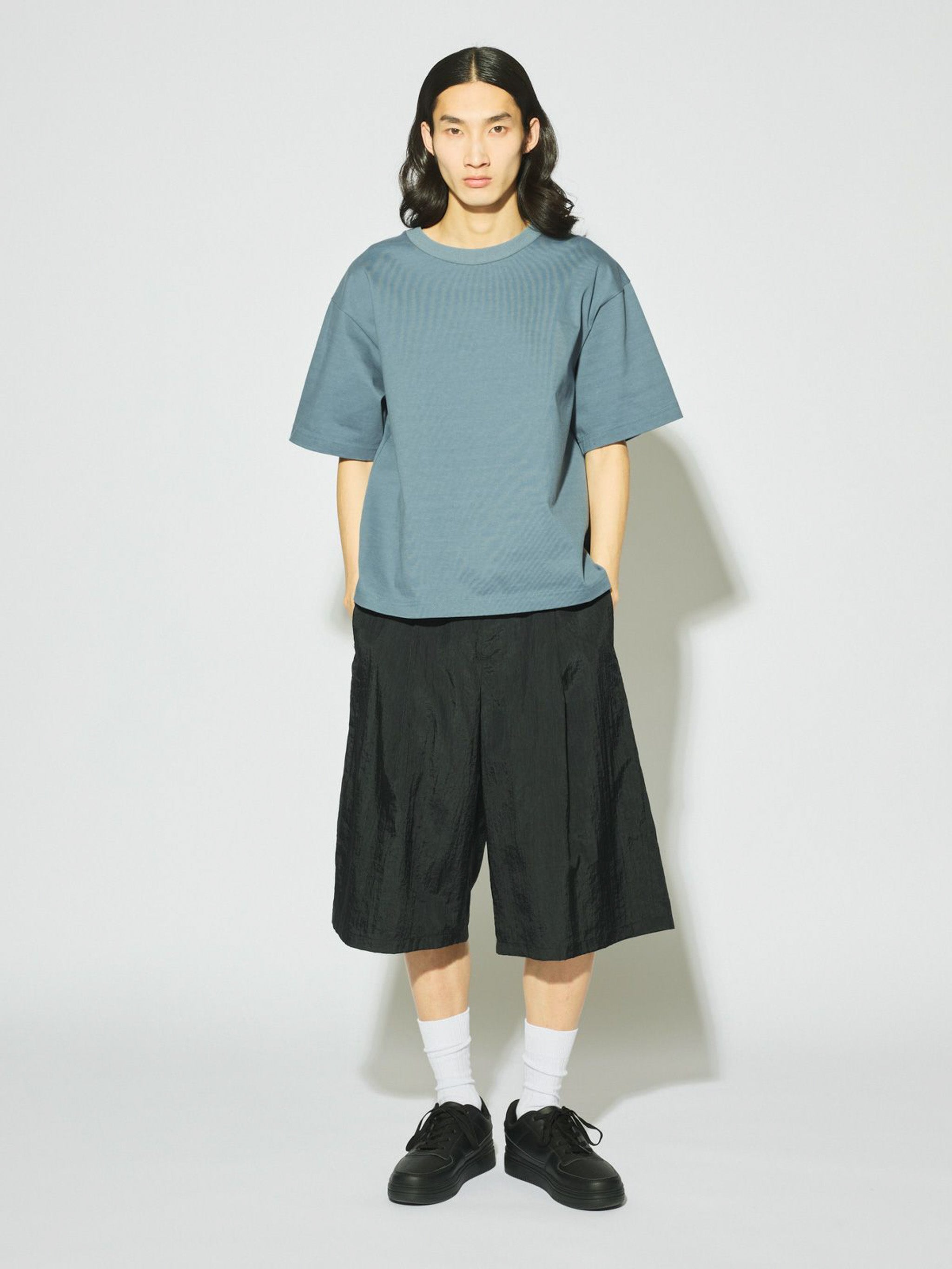 Men’s ハーフスリーブベーシックプルオーバー