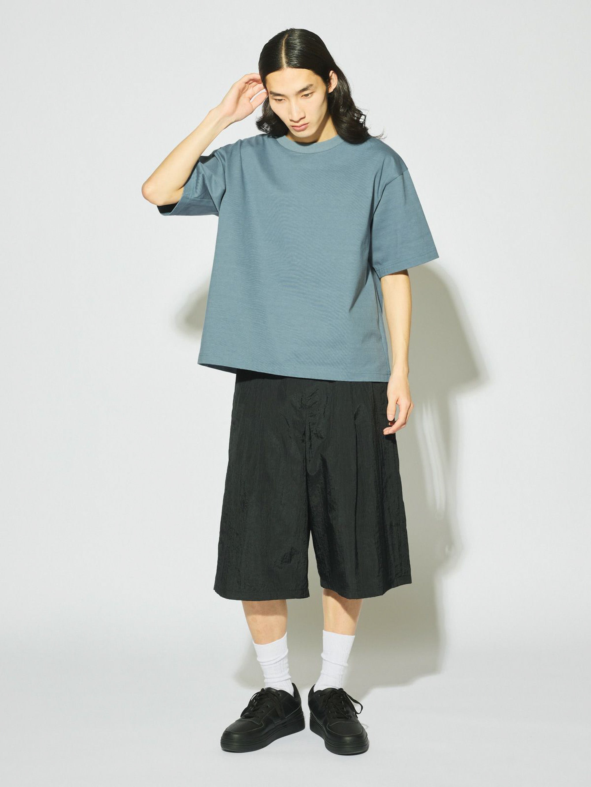 Men’s ハーフスリーブベーシックプルオーバー