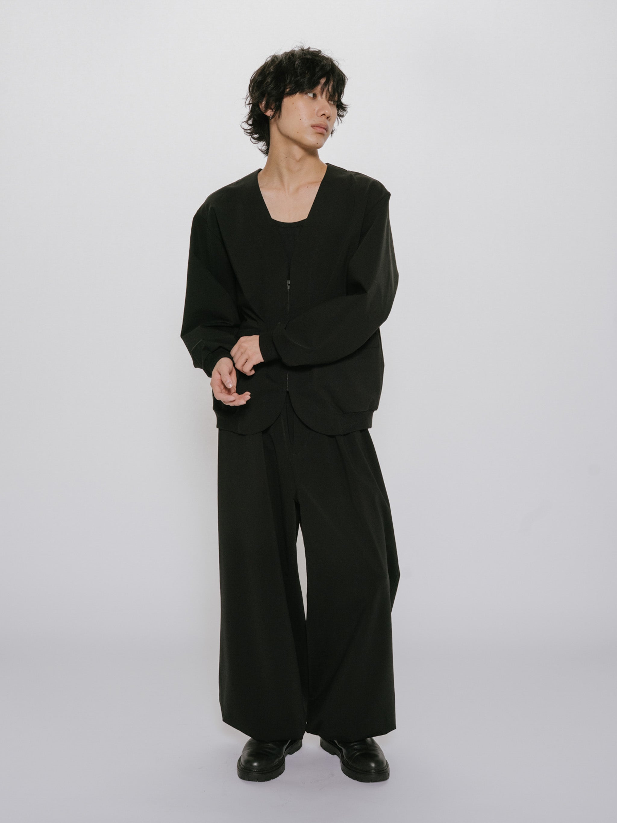 compression zip cardigan