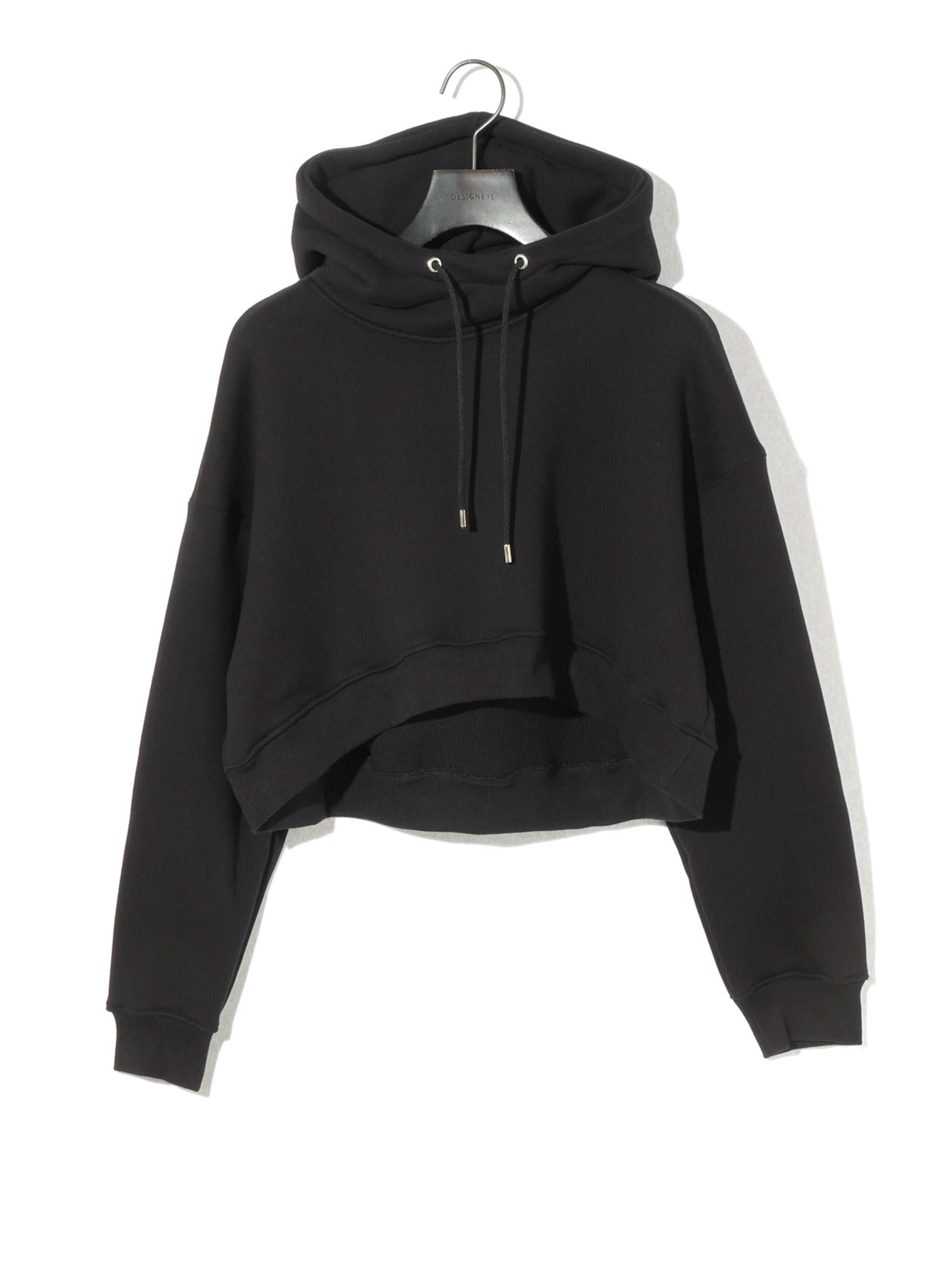 hooded short pullover