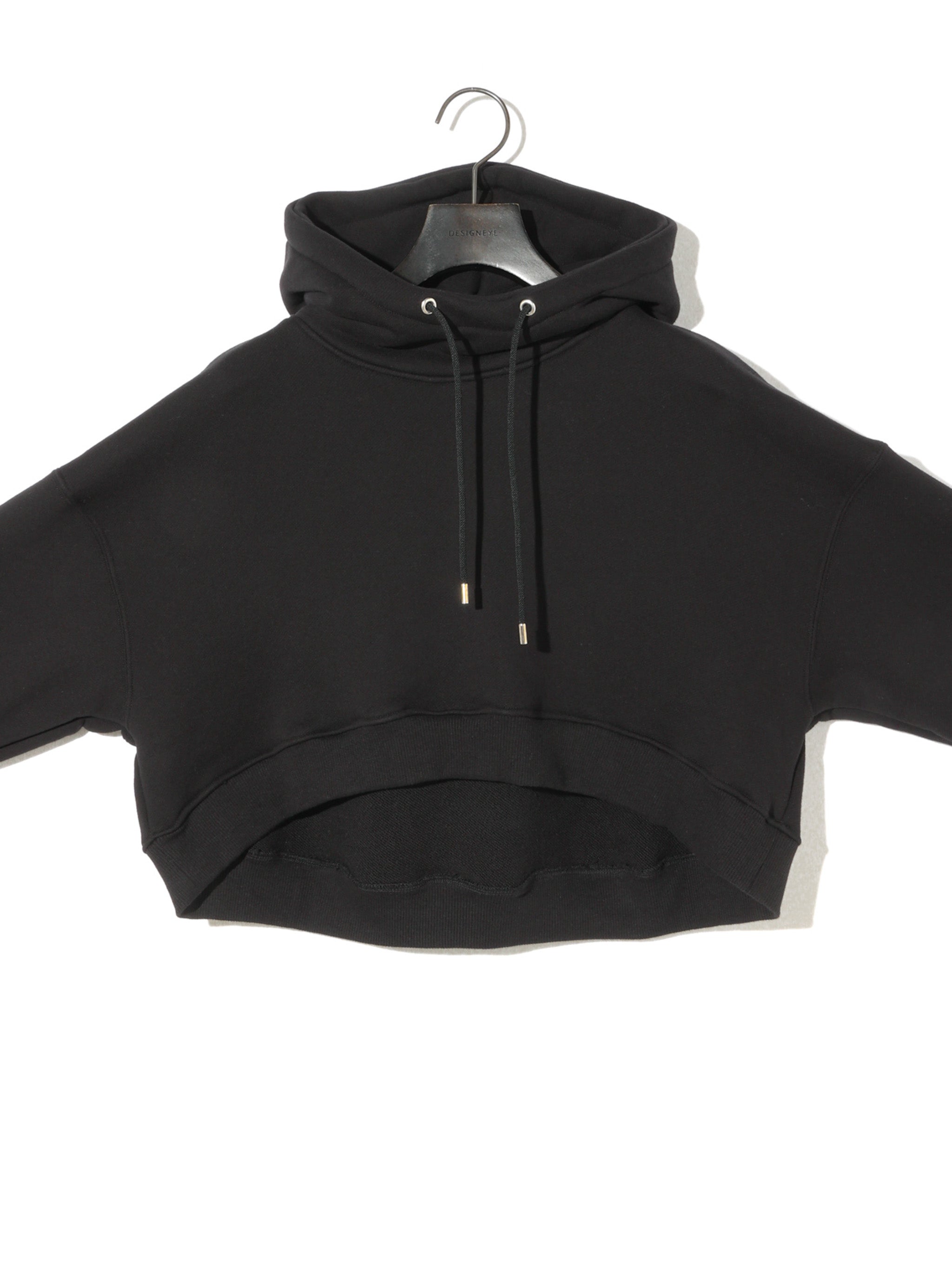 hooded short pullover