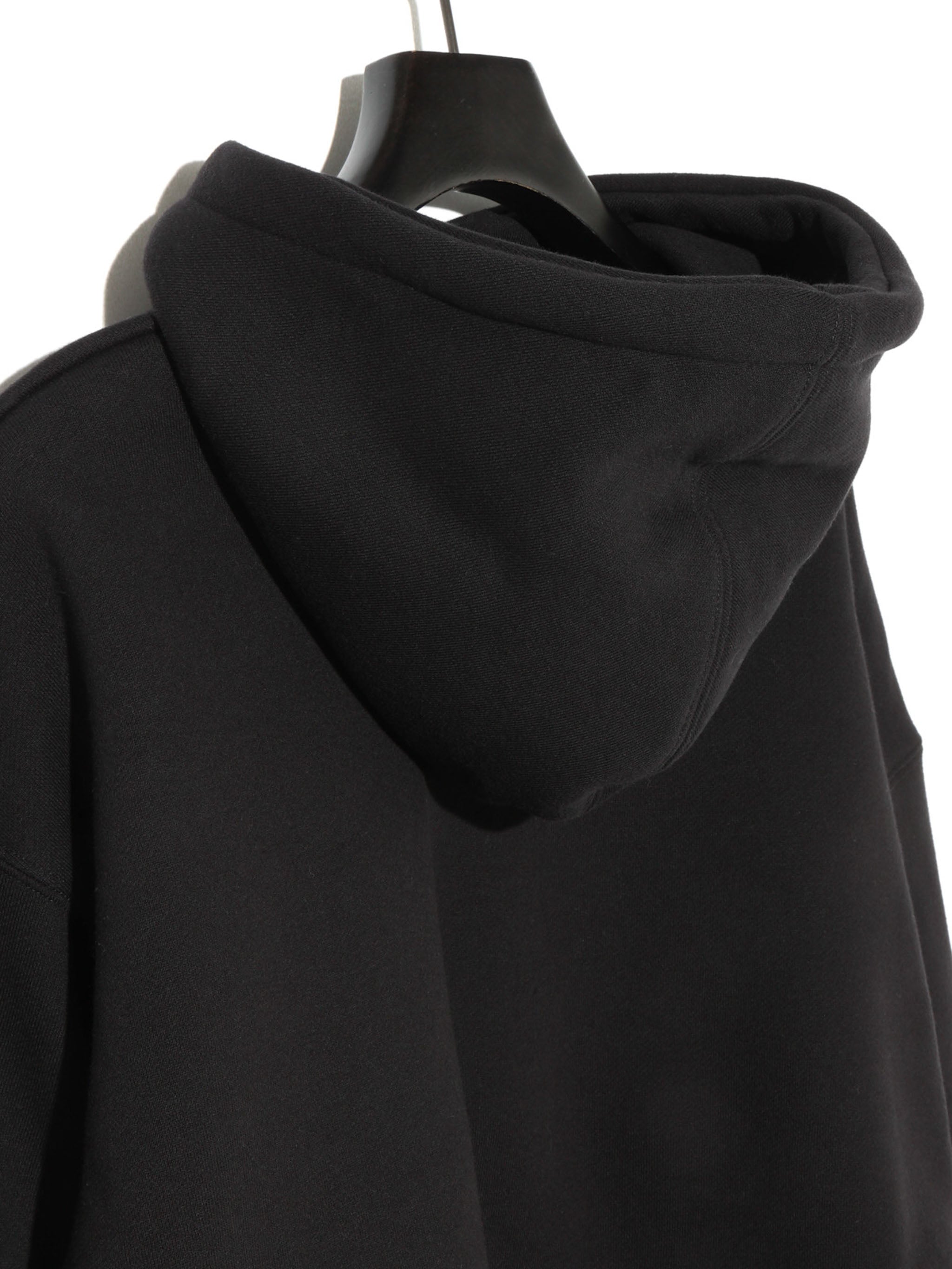 hooded short pullover