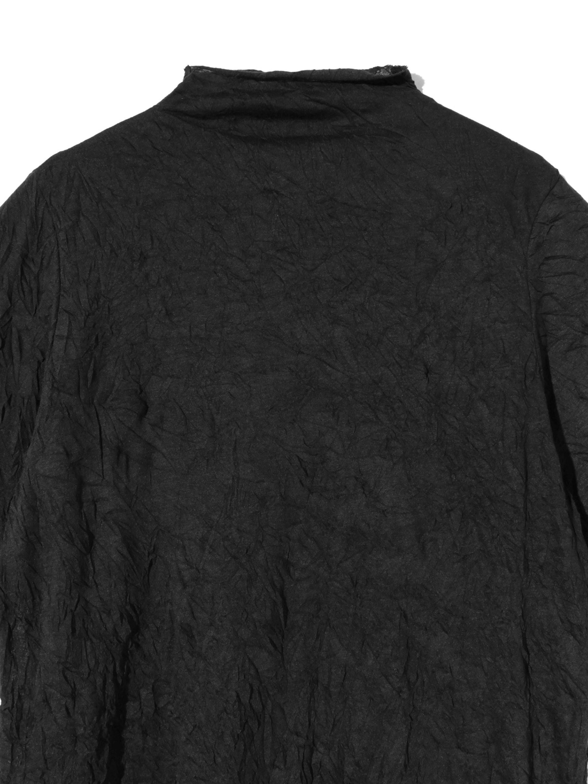 sheer high neck sleeve inner