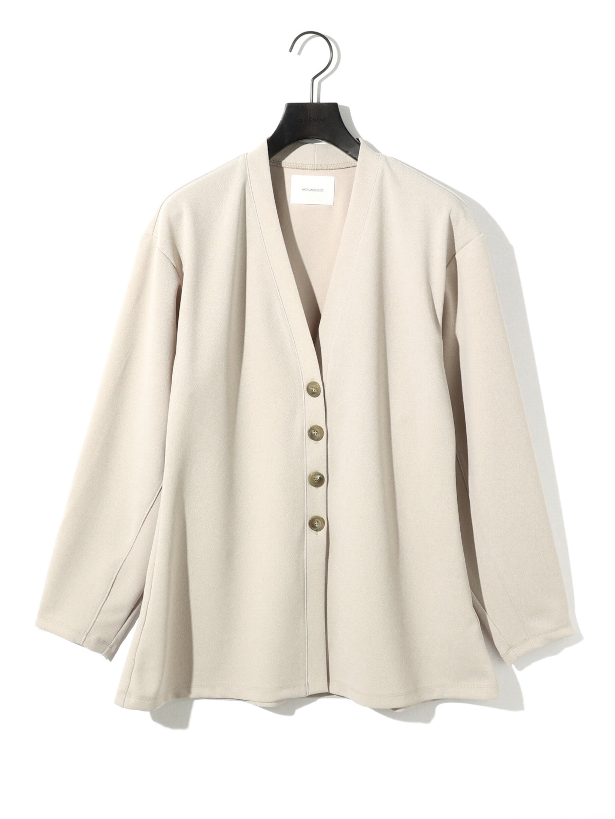 shaped design cardigan