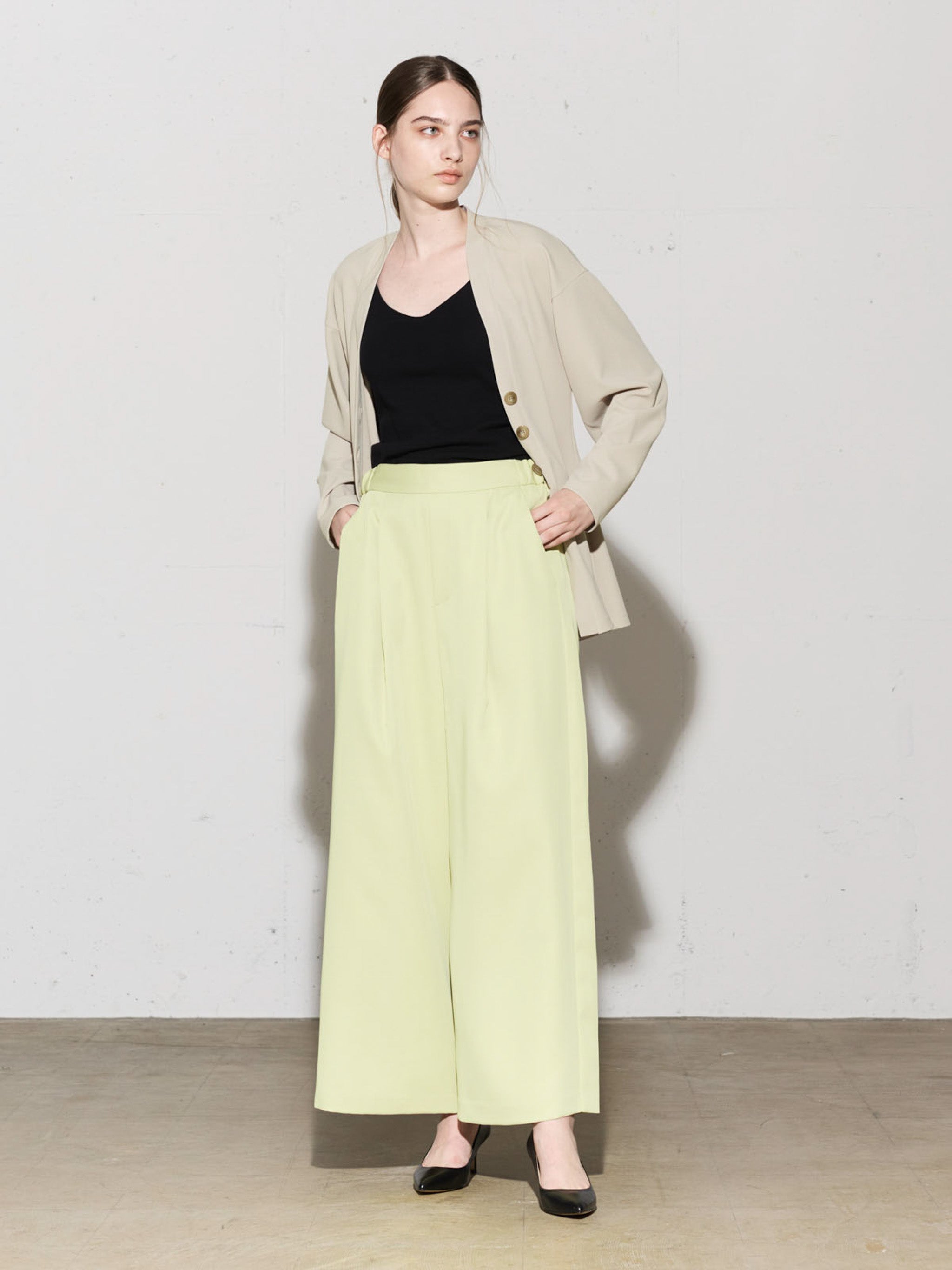 shaped design cardigan