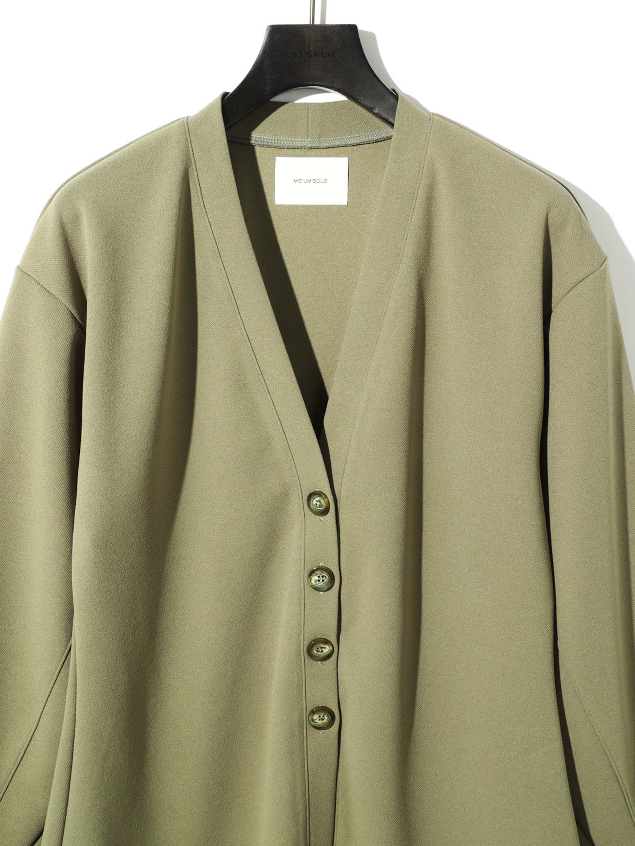 shaped design cardigan