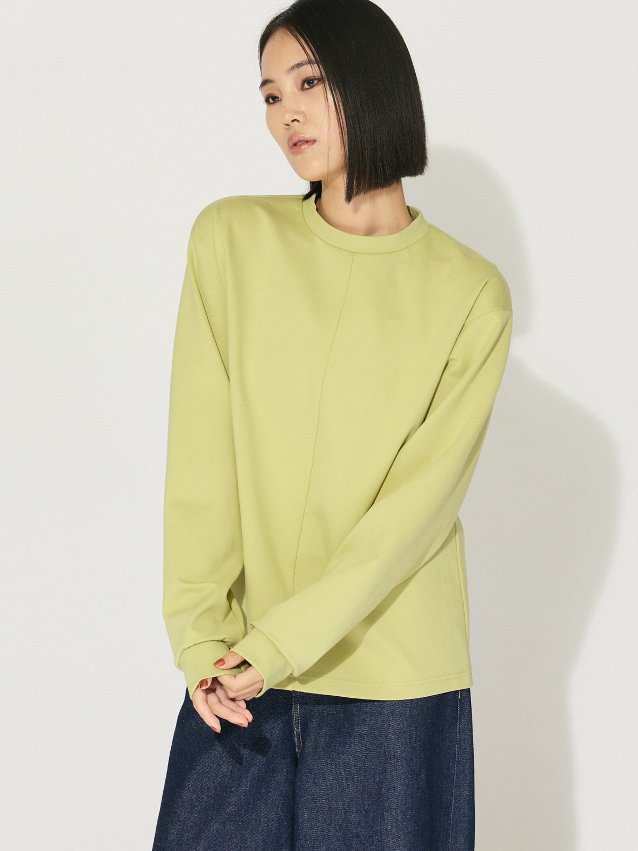 front seam long t-shirt