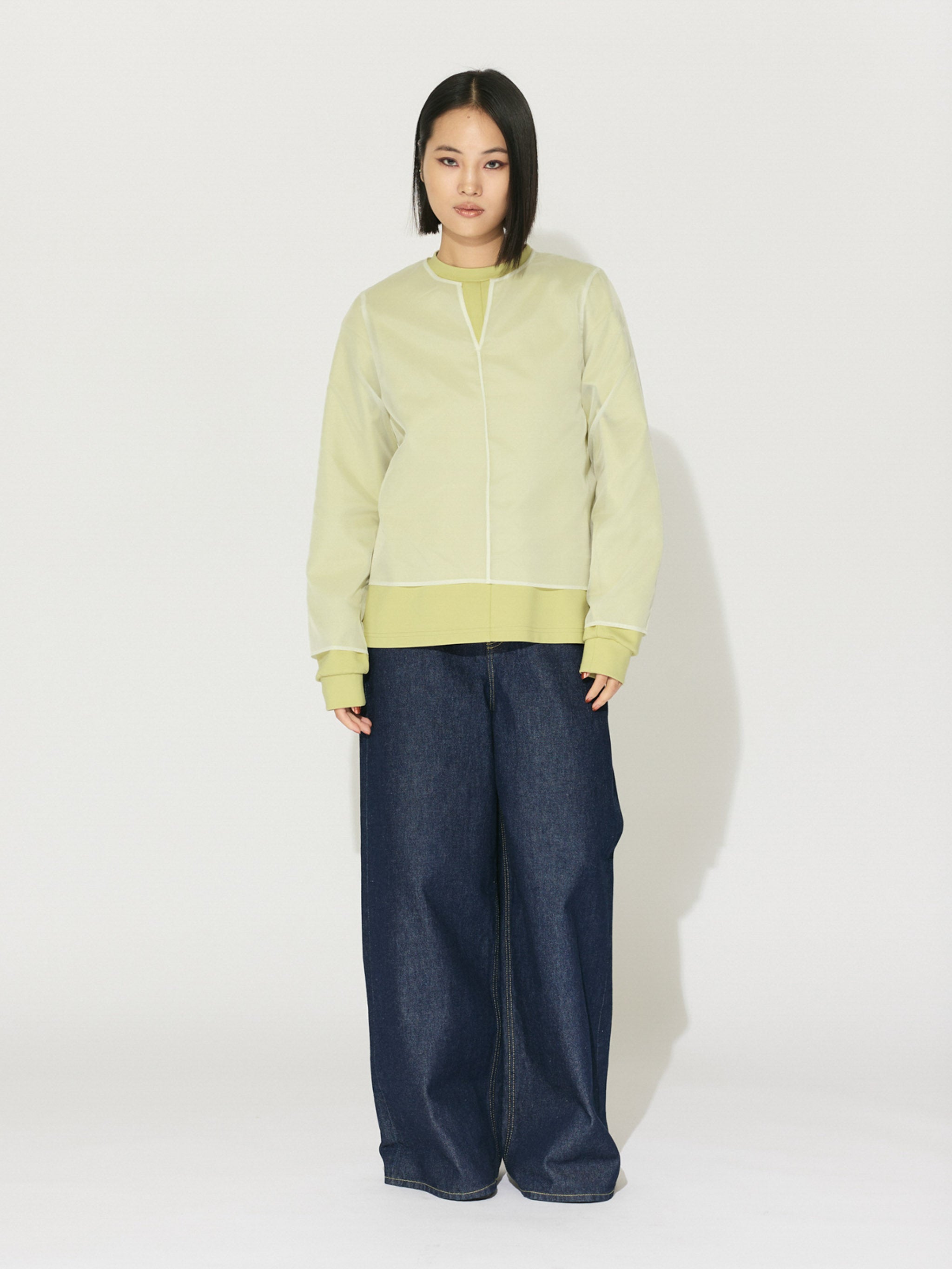 front seam long t-shirt