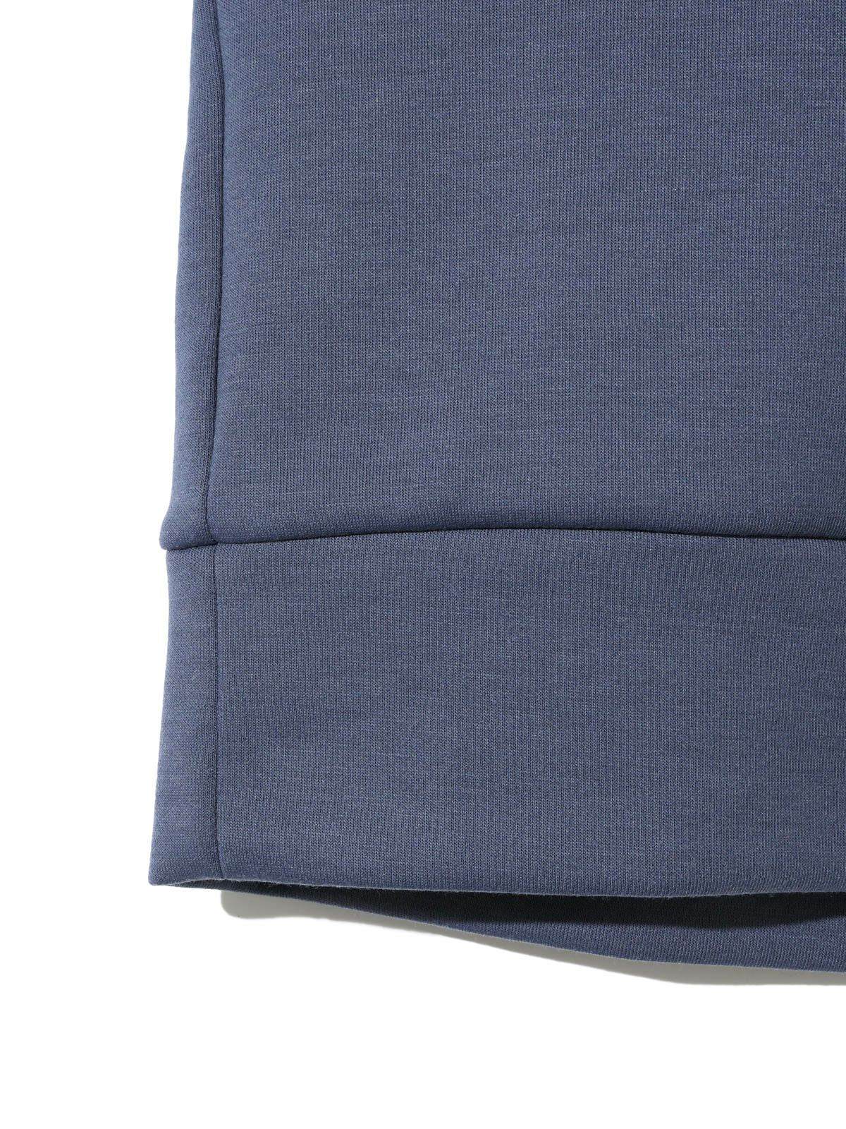 curve sleeve double-knit pullover