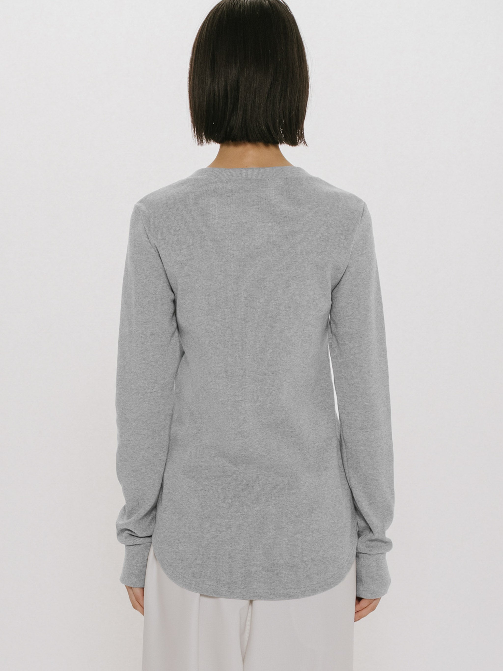 rib henley neck P/O
