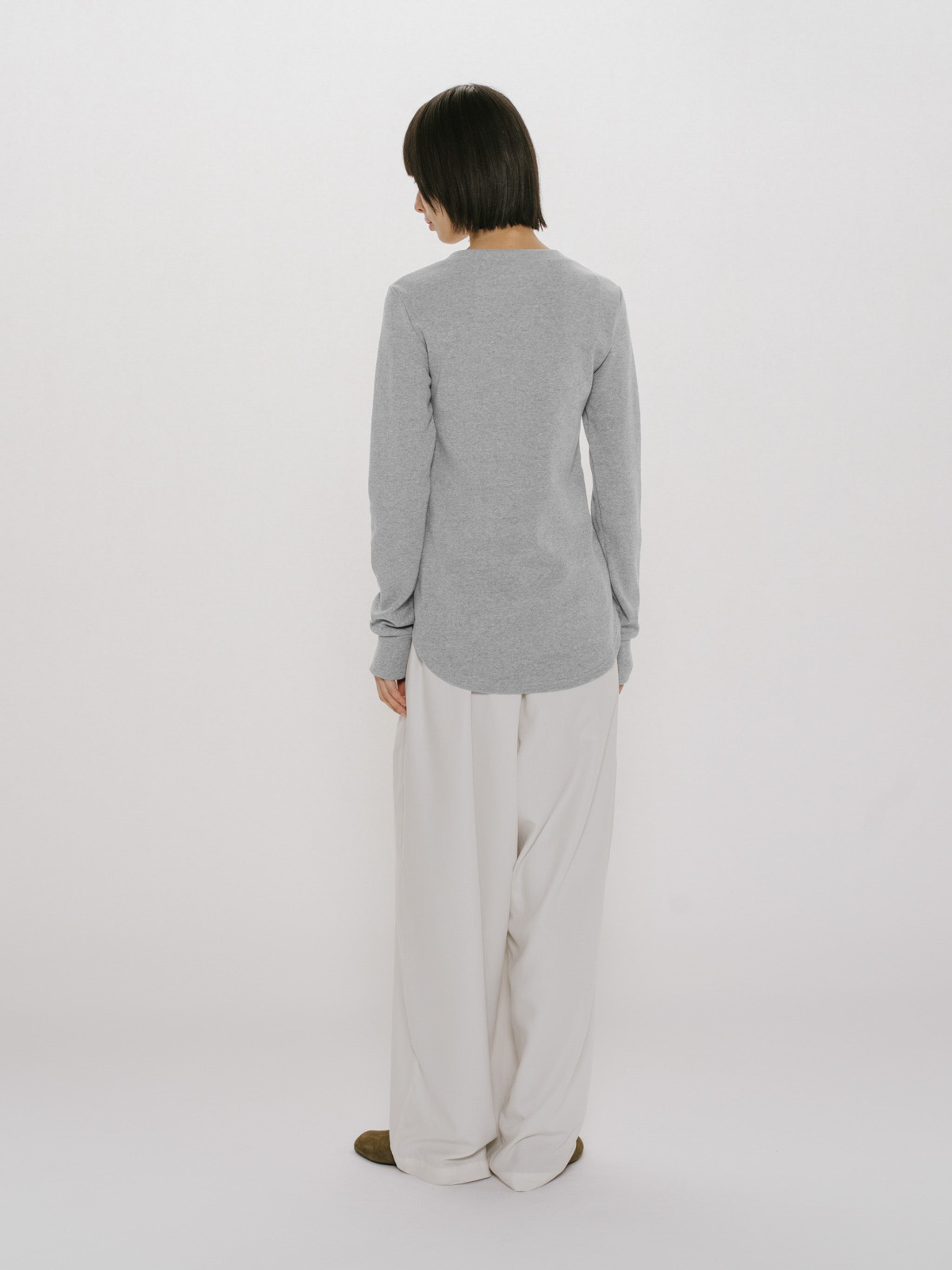 rib henley neck P/O