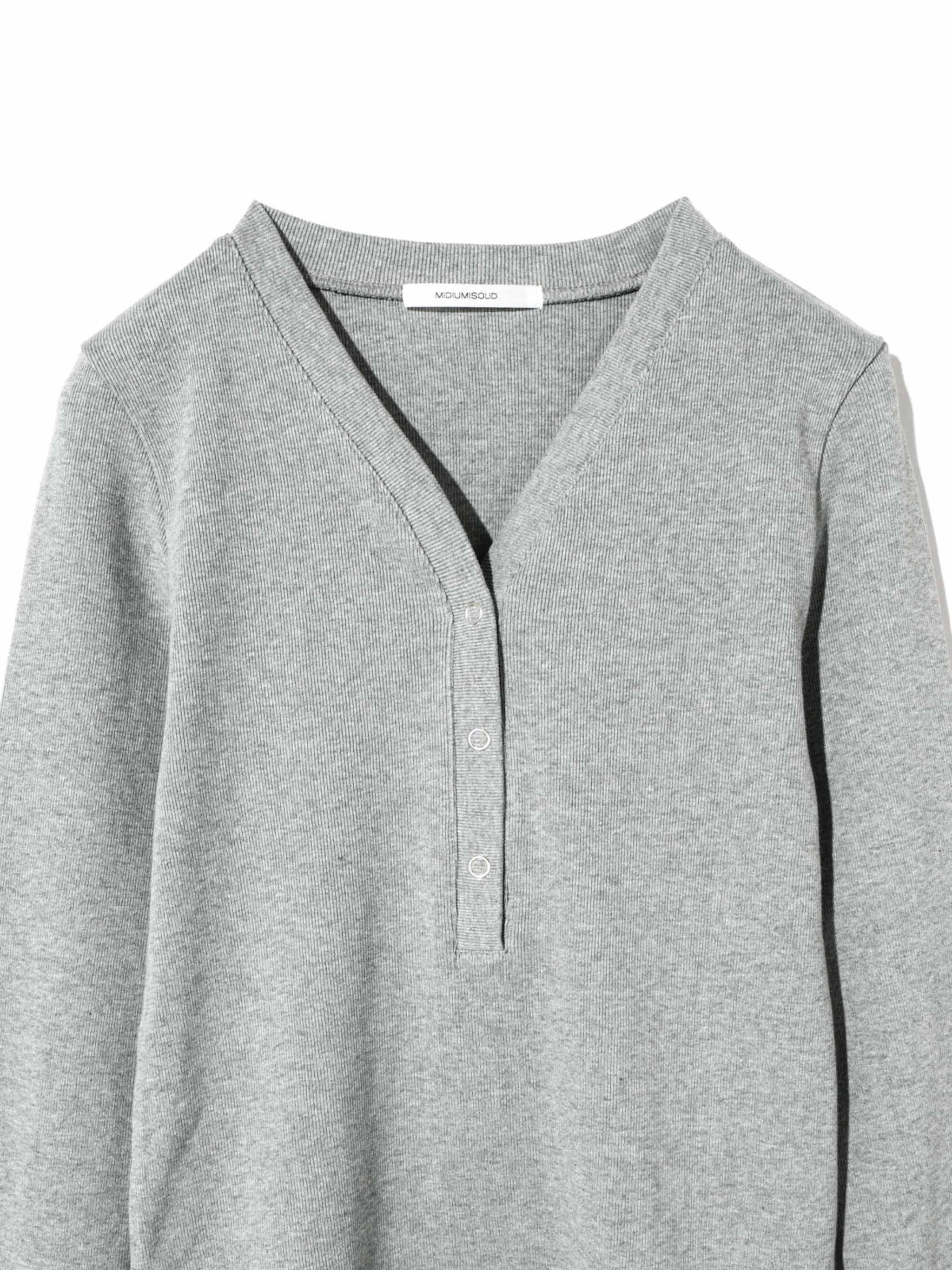 rib henley neck P/O