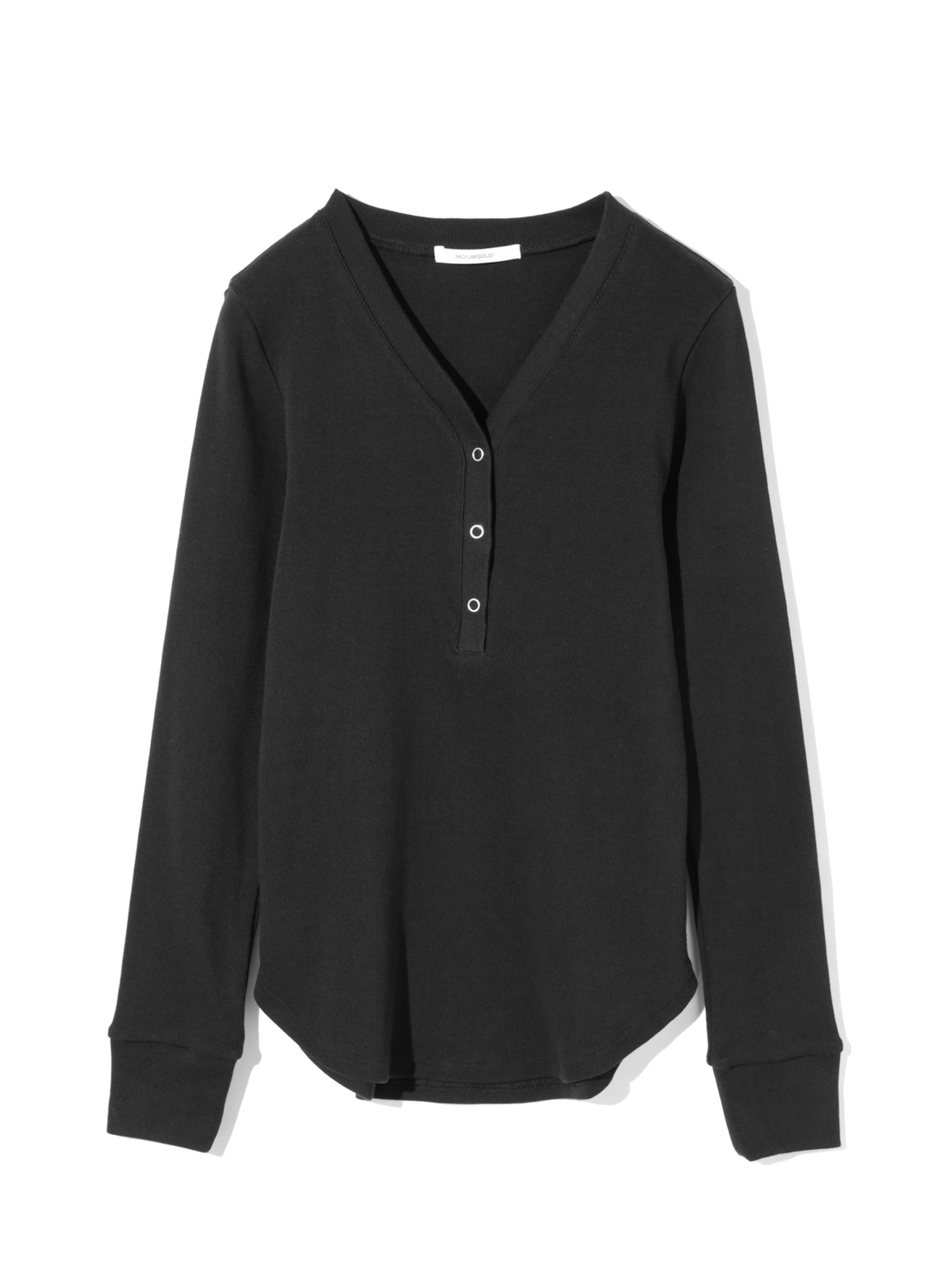 rib henley neck P/O
