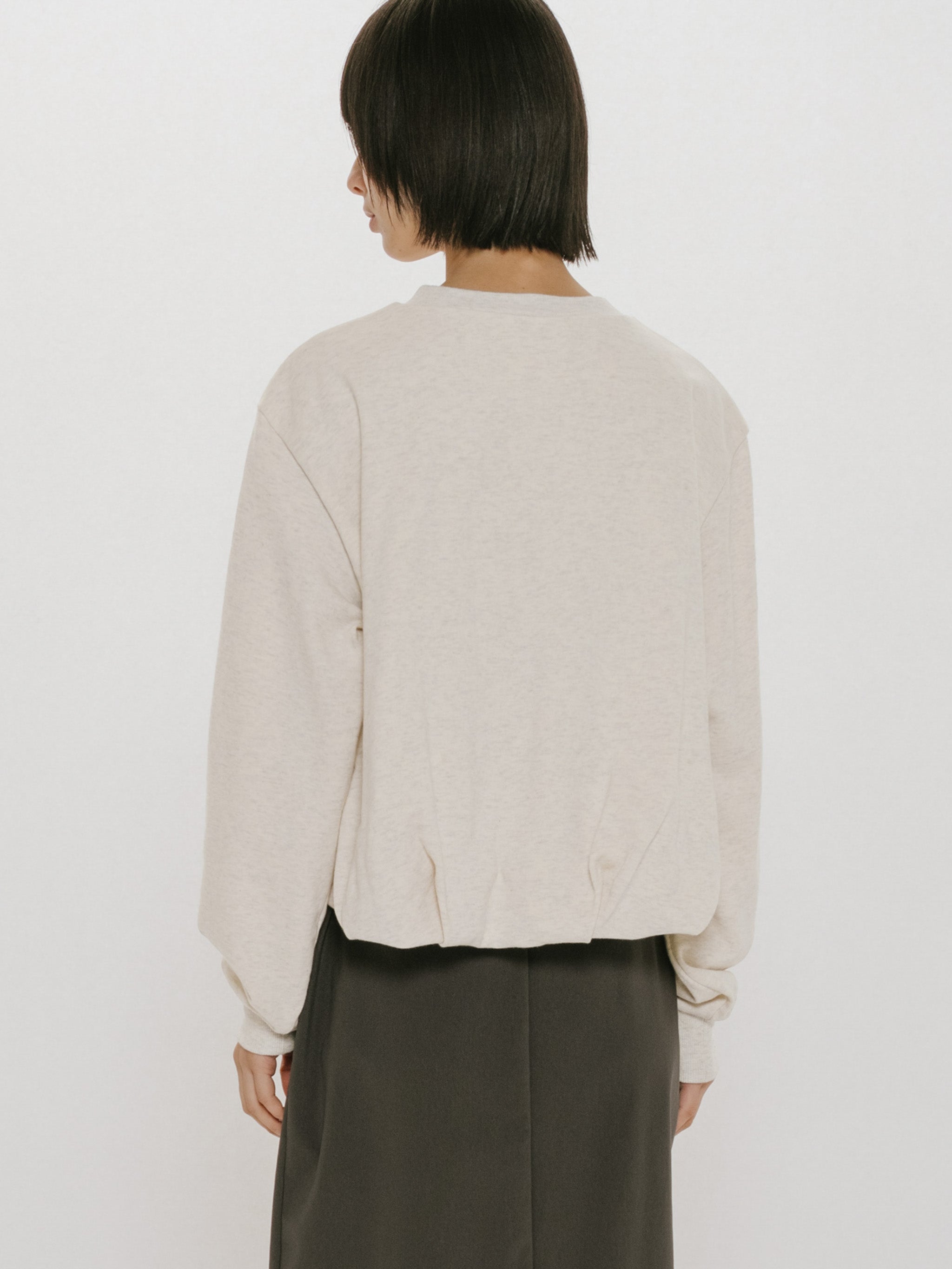 balloon sweat pullover