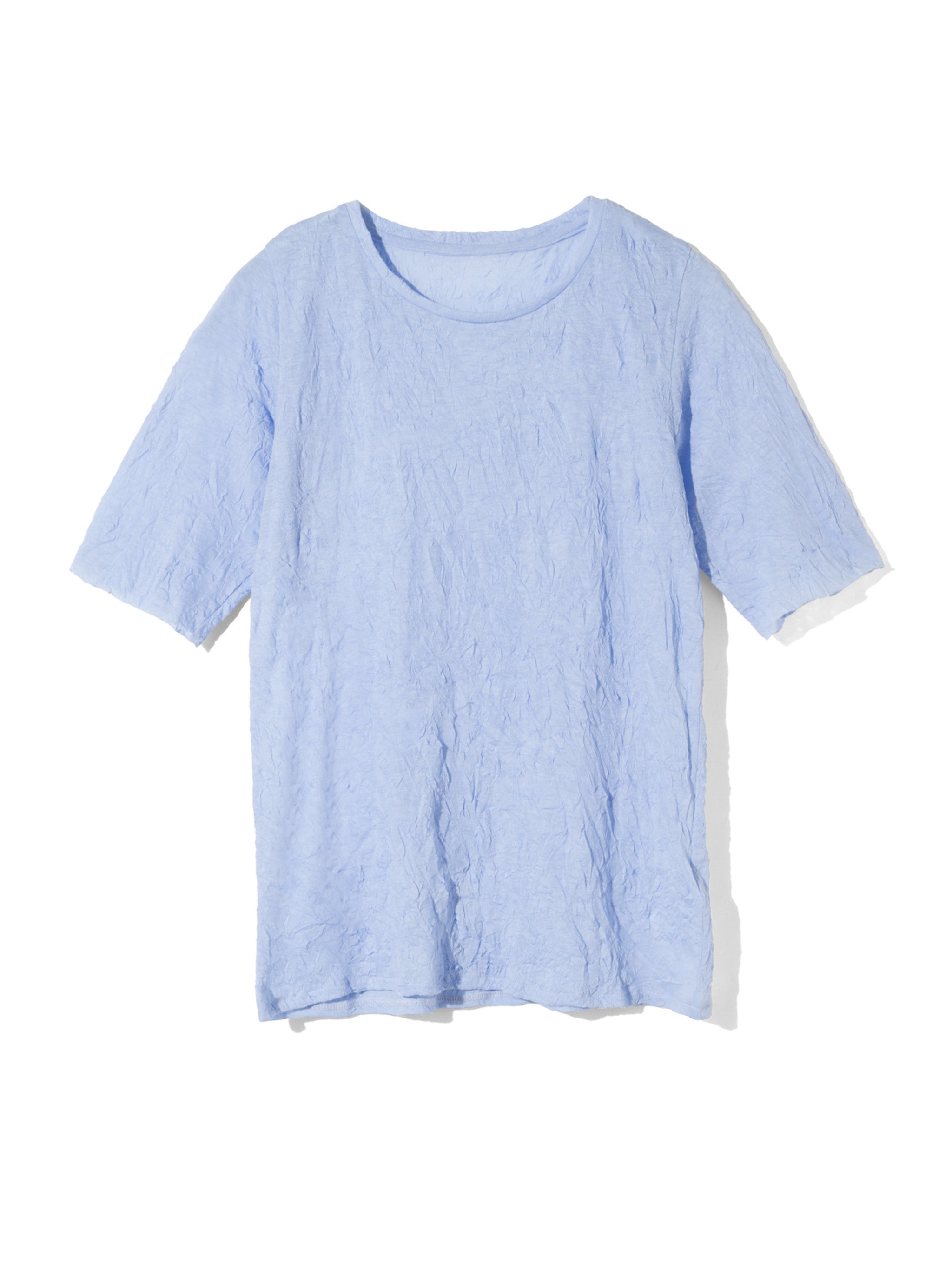 see-through crew neck half slv inner