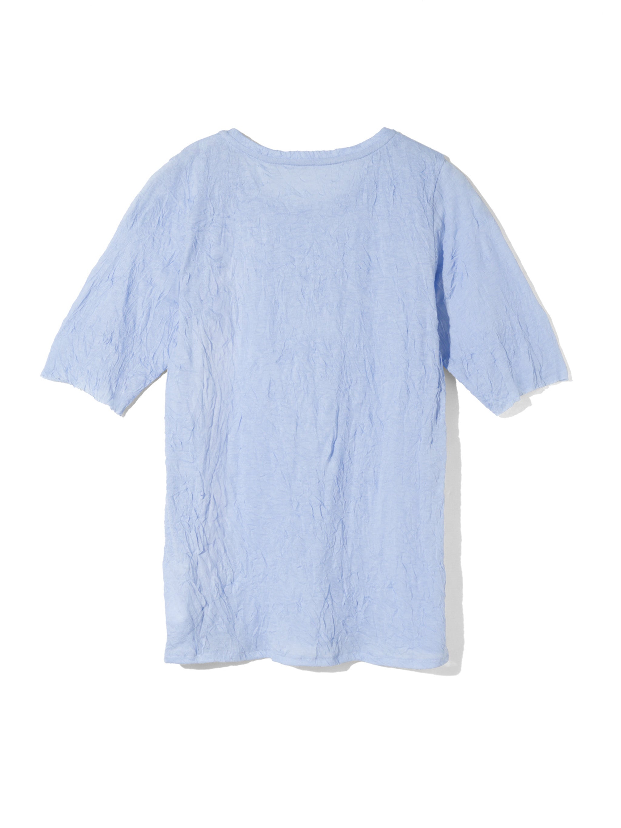 see-through crew neck half slv inner